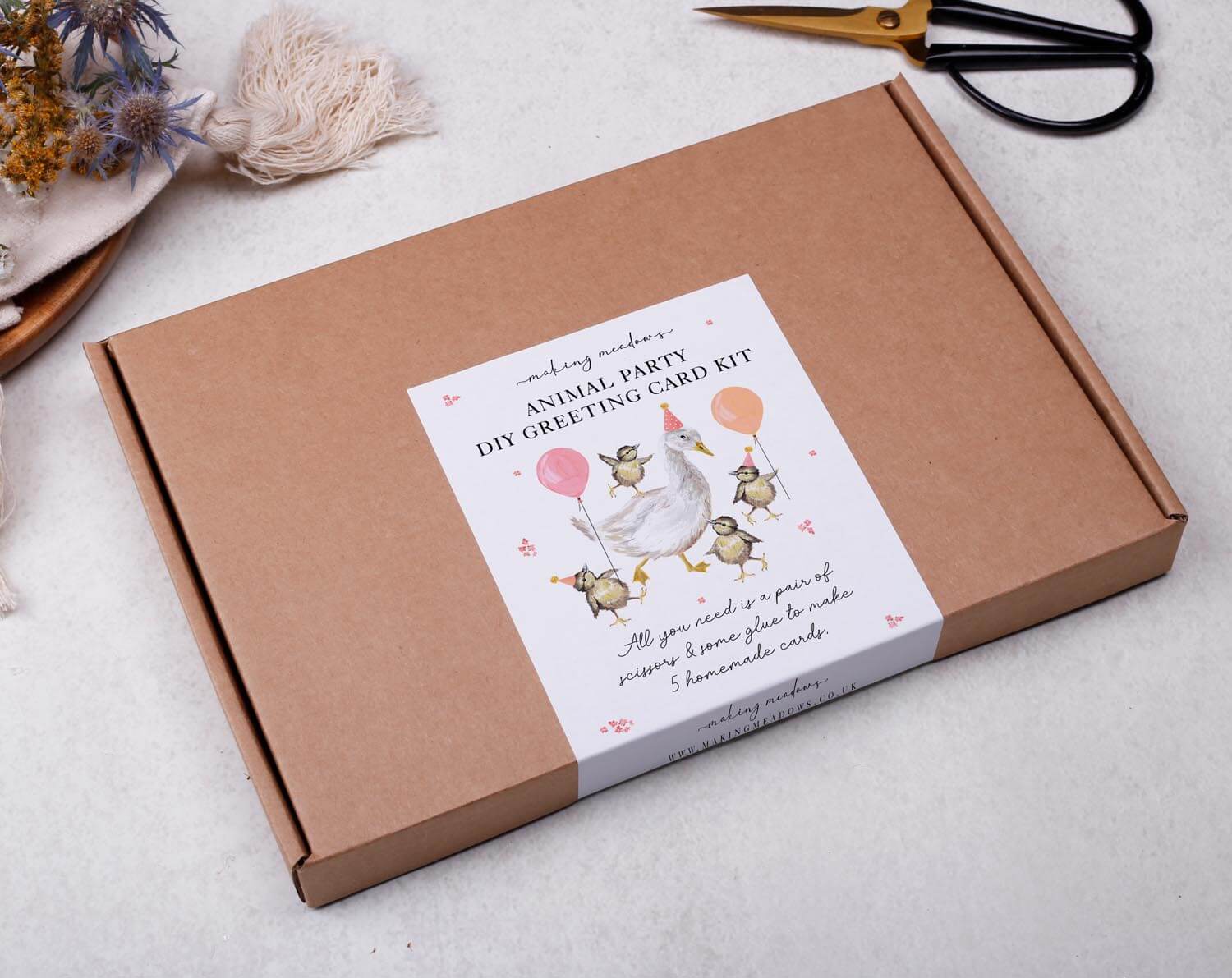 Animal Make Your Own Greeting Card Kit. Craft Kits designed by Making Meadows