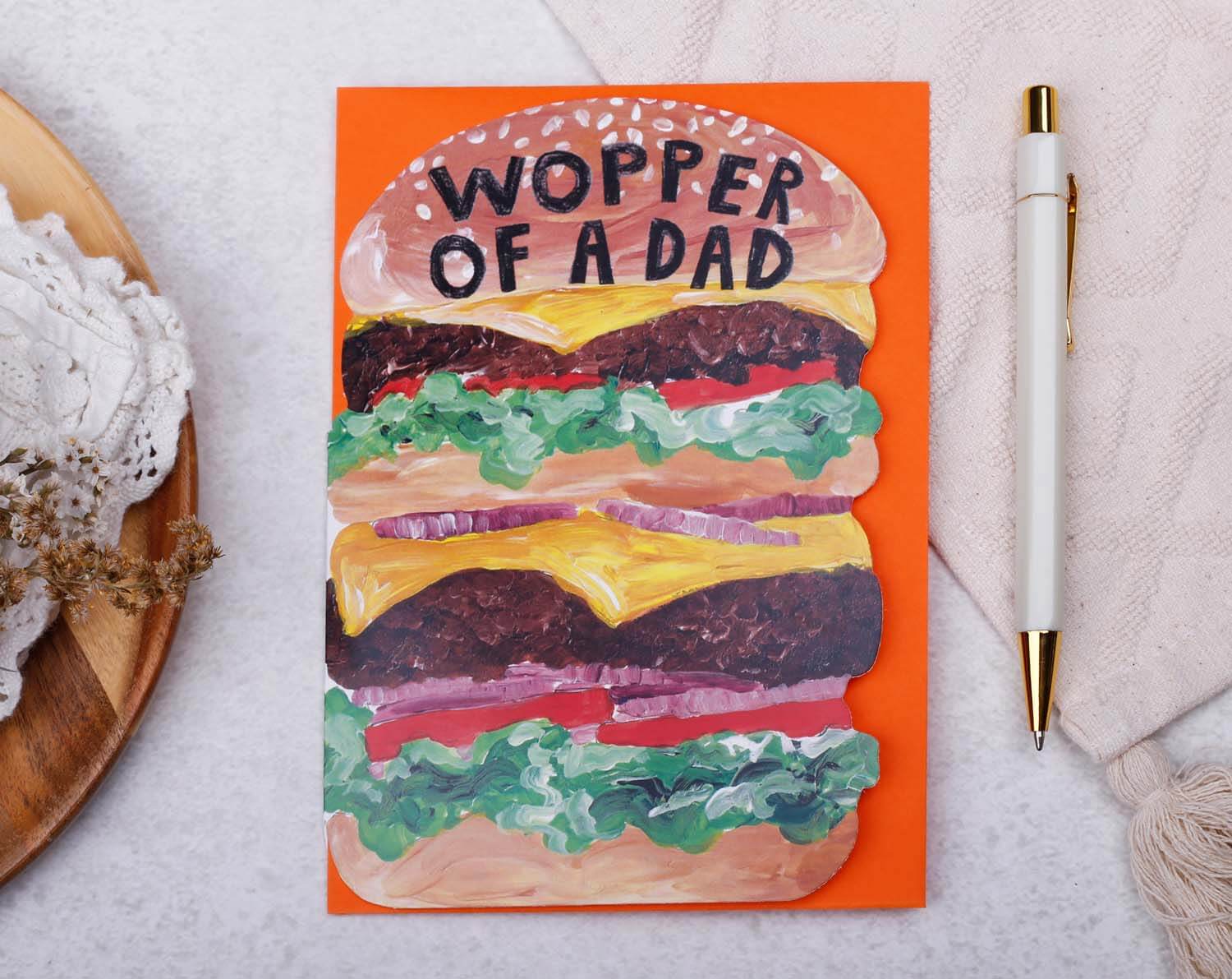 Burger Father's Day Card