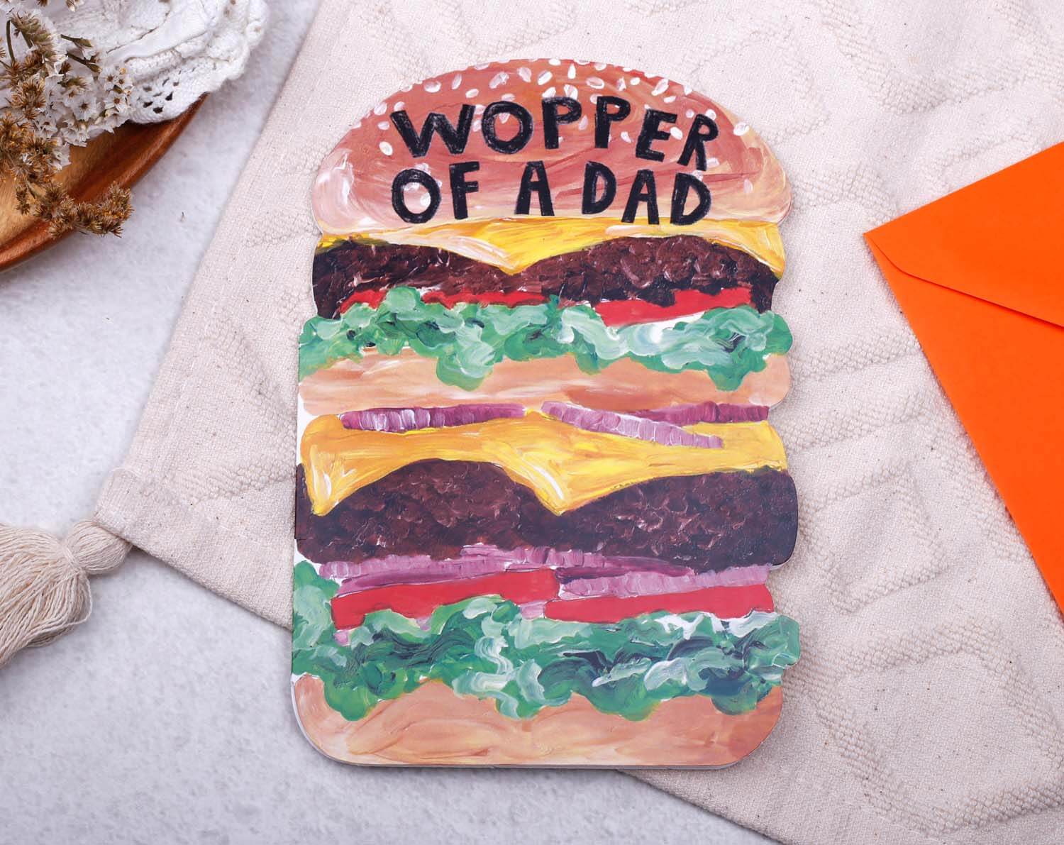 Burger Father's Day Card