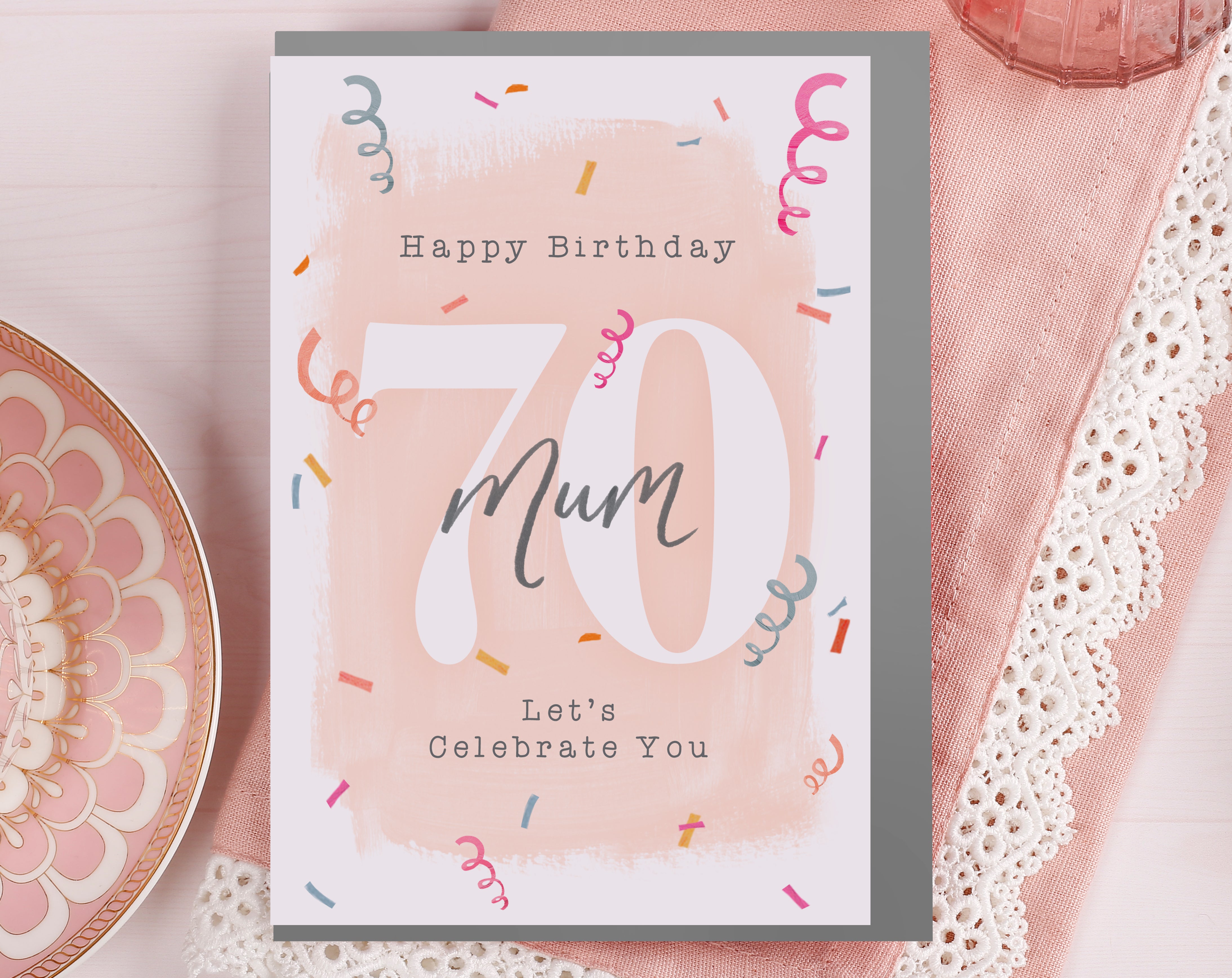 Mum 70th Birthday Card