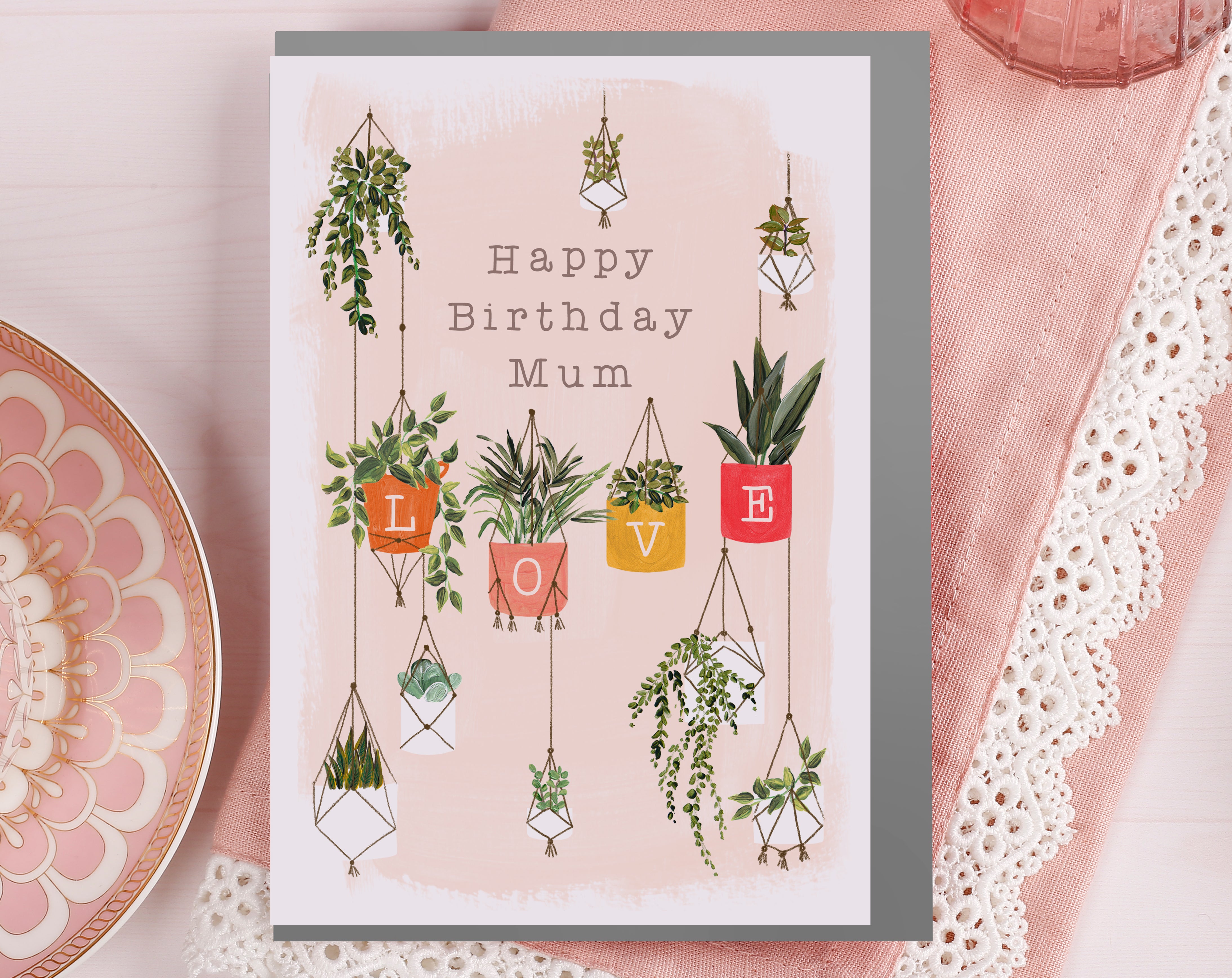 Mum Love Happy Birthday Card