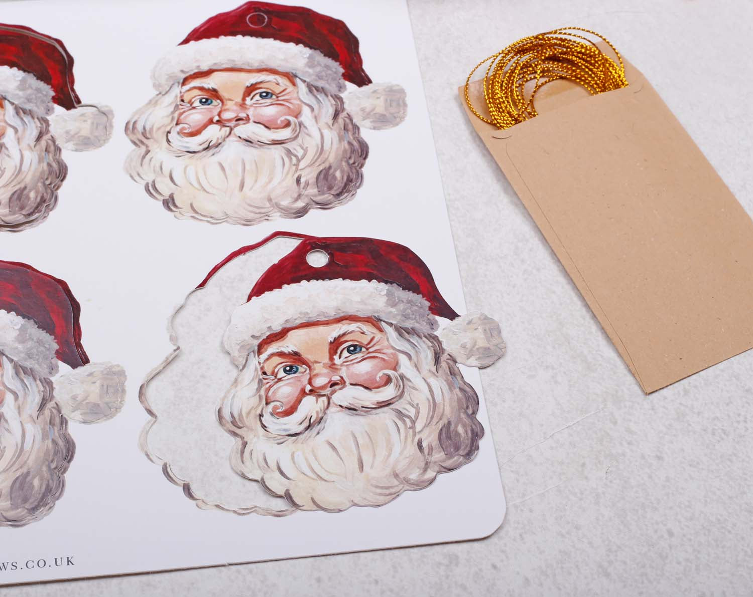 Santa Christmas Gift Tags designed by Making Meadows