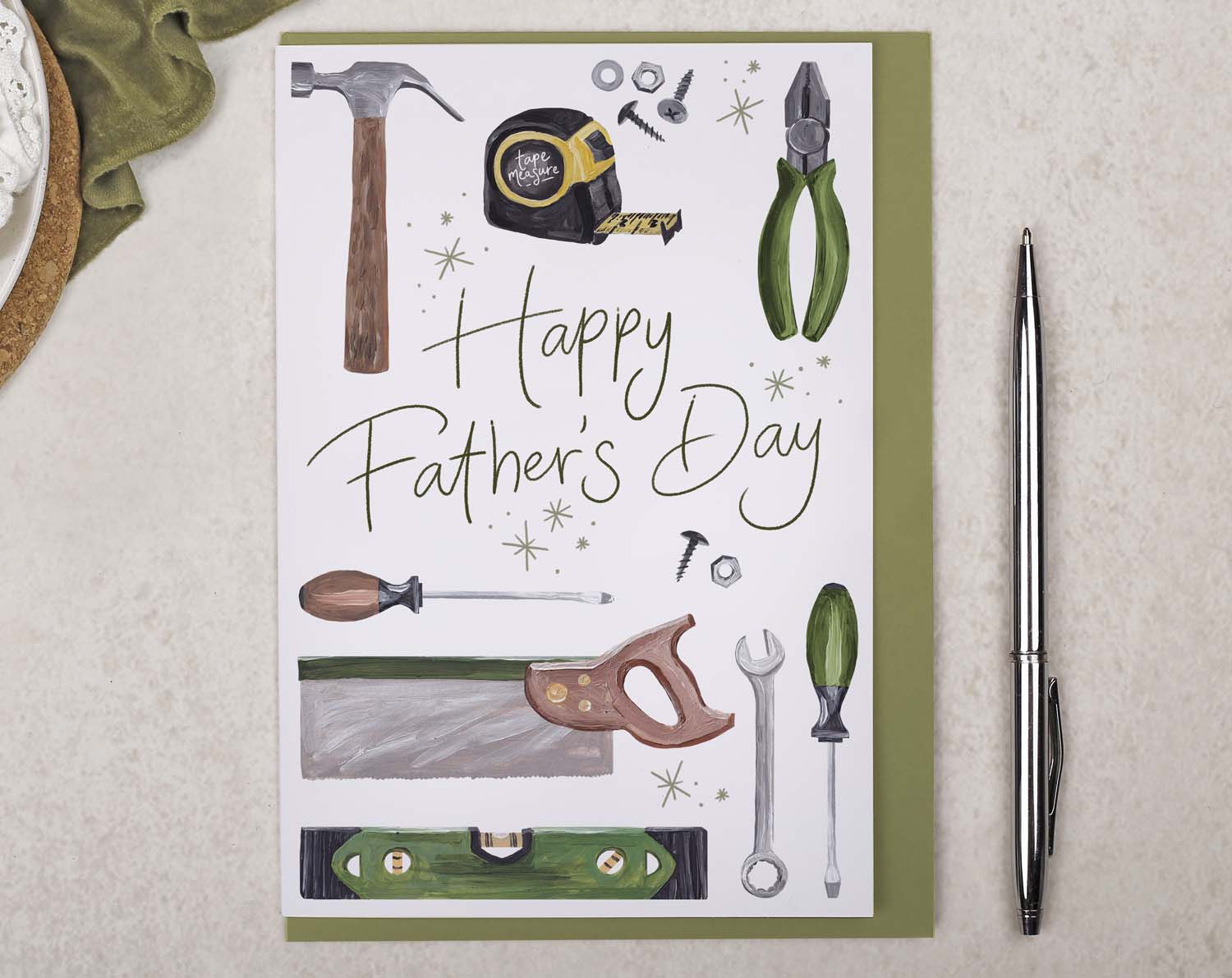 DIY Builder Father's Day Card. Greeting & Note Cards designed by Making Meadows