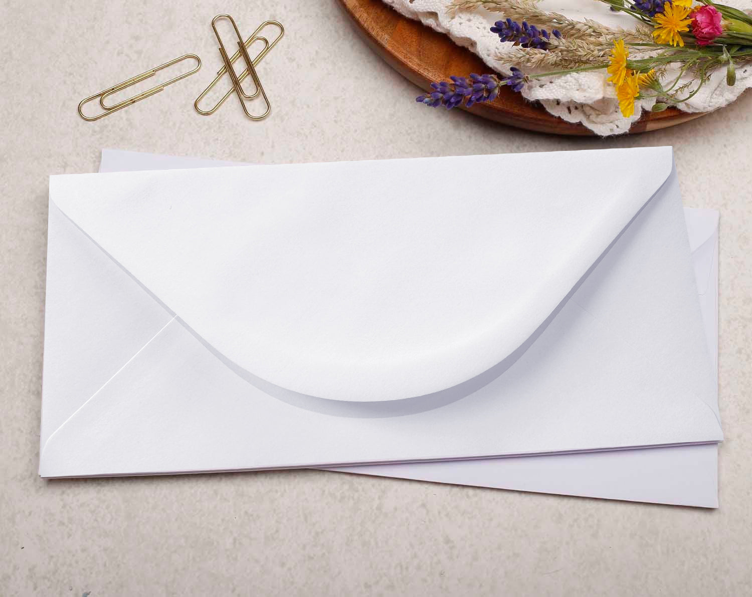 DL White Envelopes
