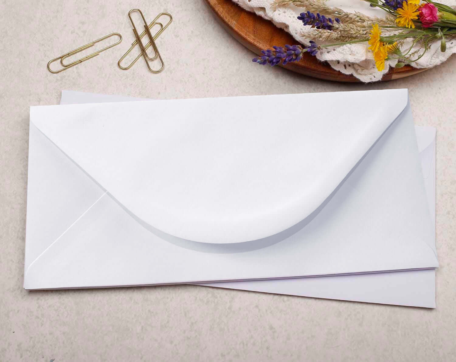 DL White Envelopes