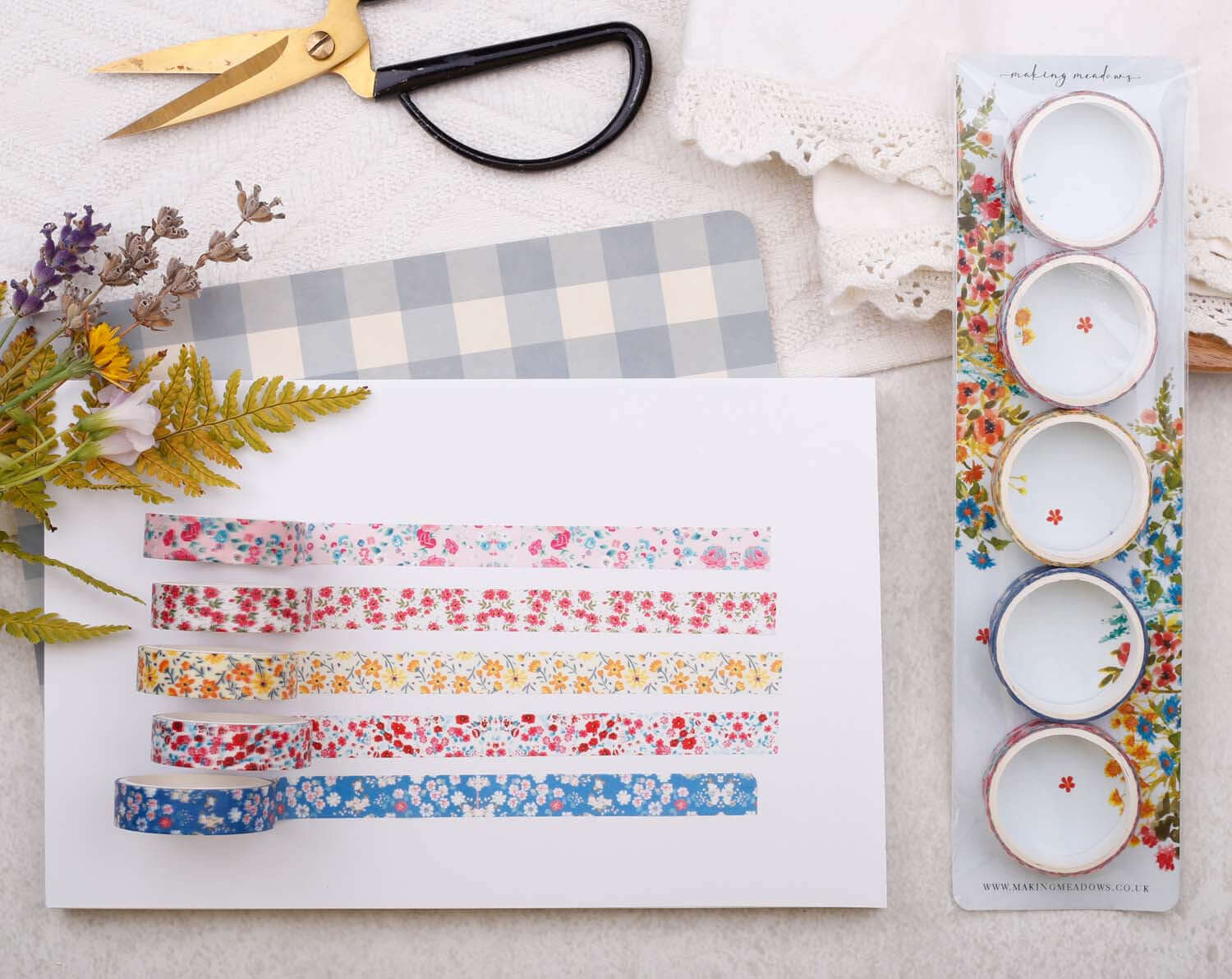 Ditsy Floral Washi Tape designed by Making Meadows