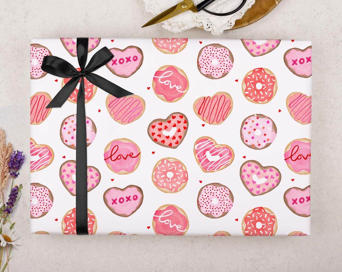 Doughnut Wrapping Paper
