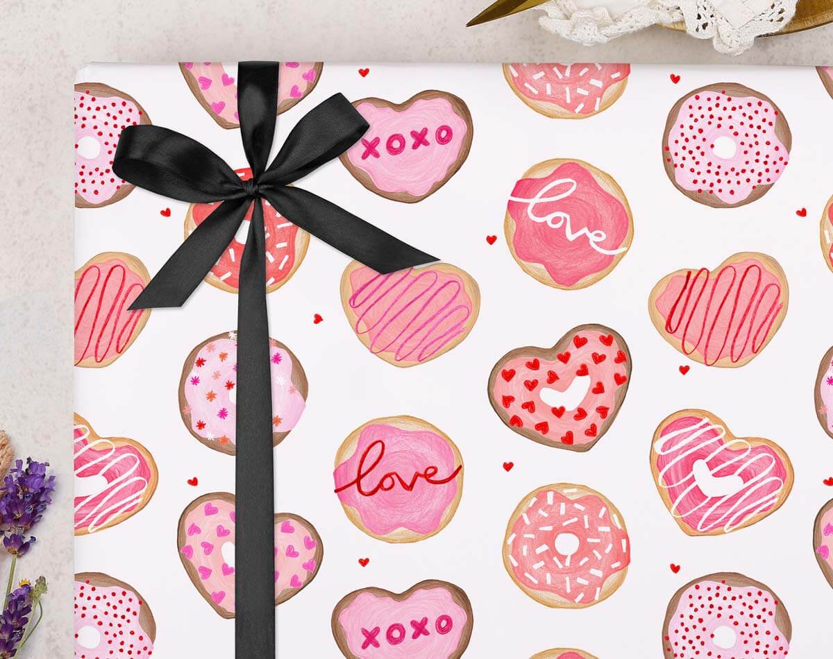 Doughnut Wrapping Paper