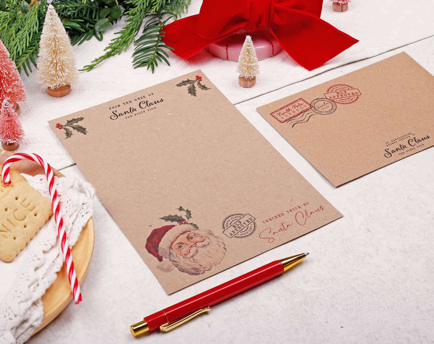Elf Personalised Letter To Santa With Prompts designed by Making Meadows