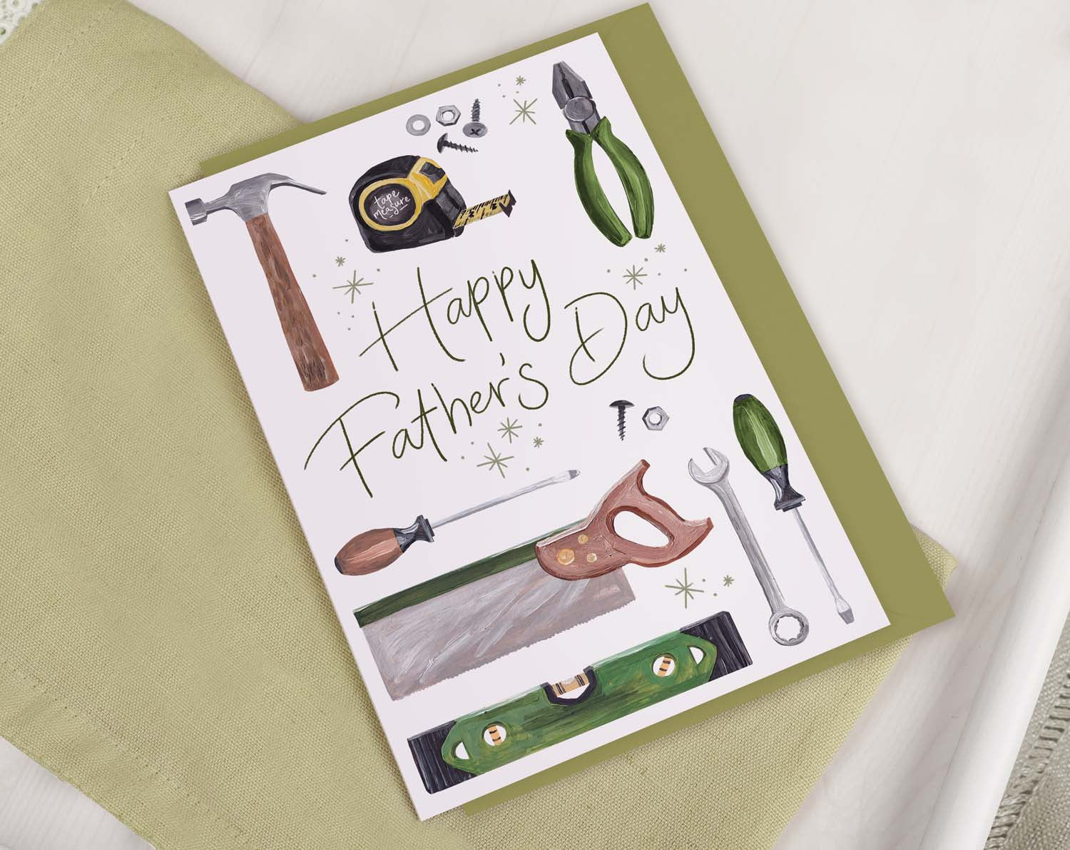 DIY Builder Father's Day Card