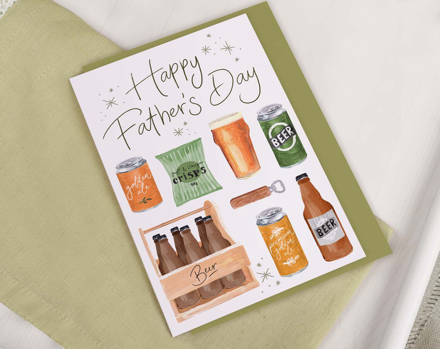Pub Beer Father's Day Card