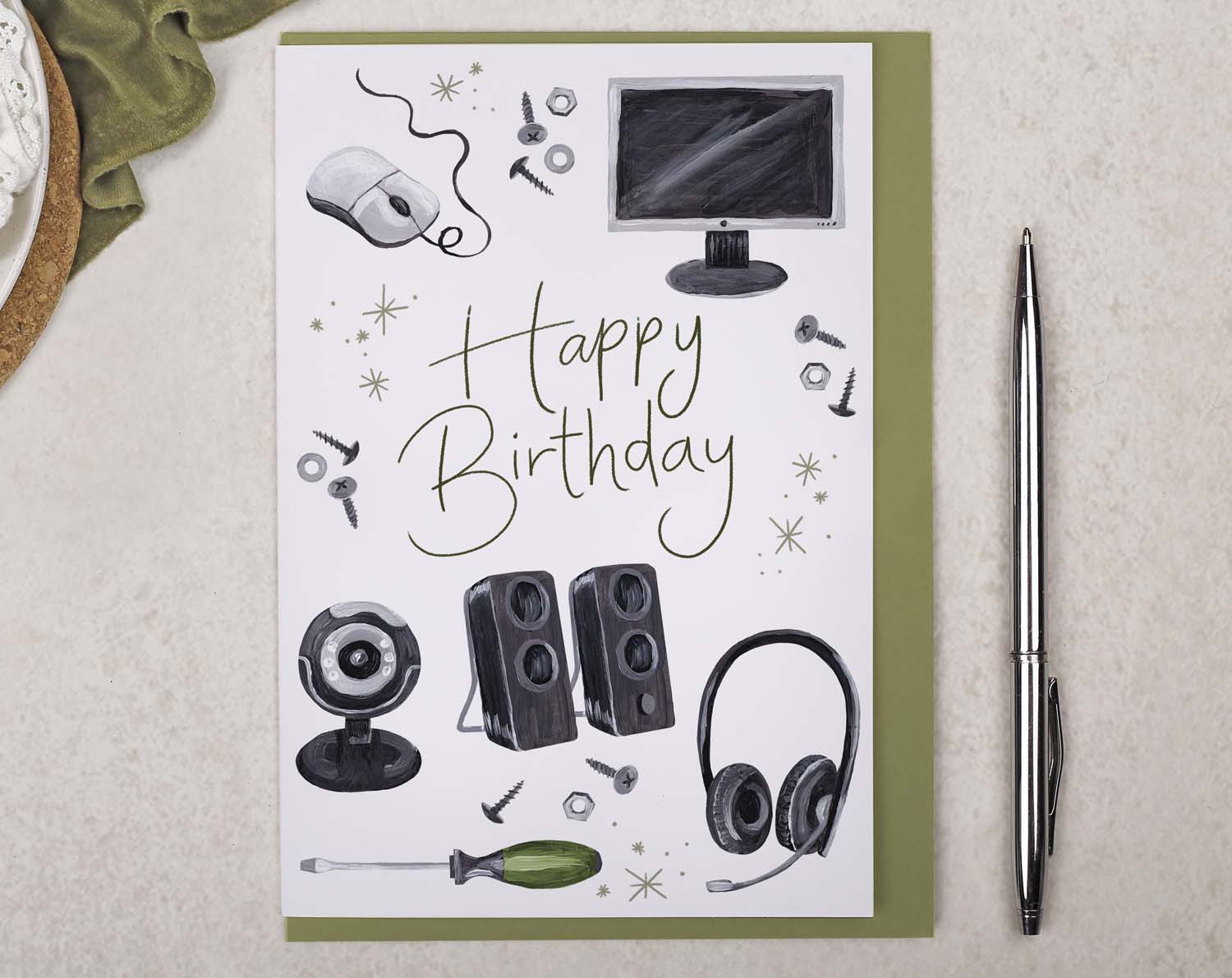 Computer Birthday Card