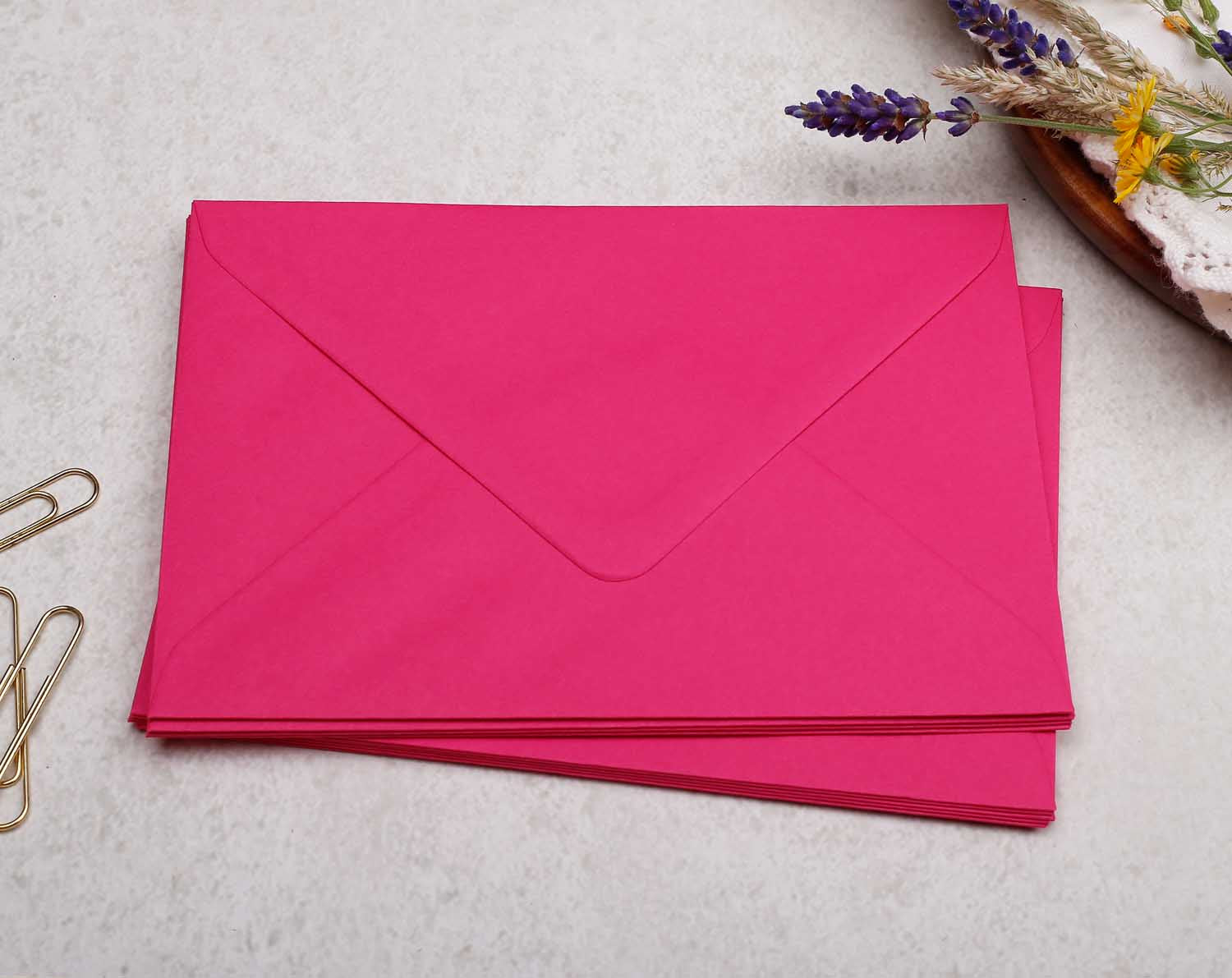 C6 Hot Pink Envelope