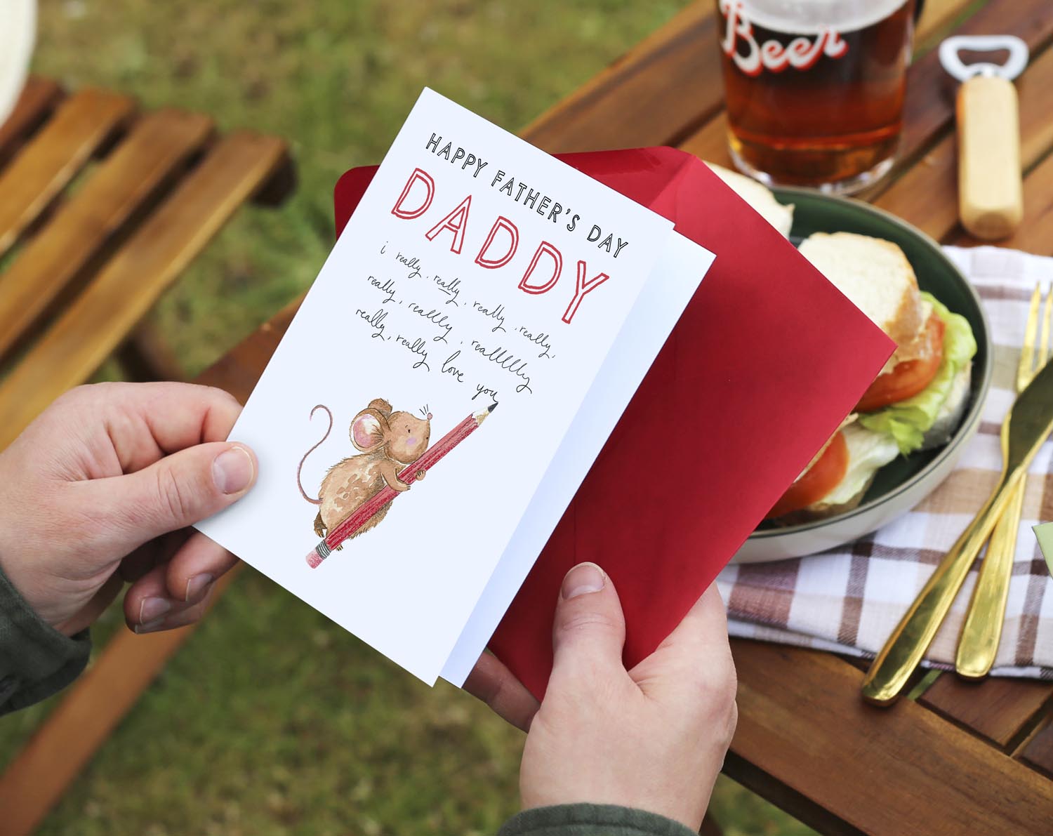 I Really, Really Love You Daddy Father's Day Card