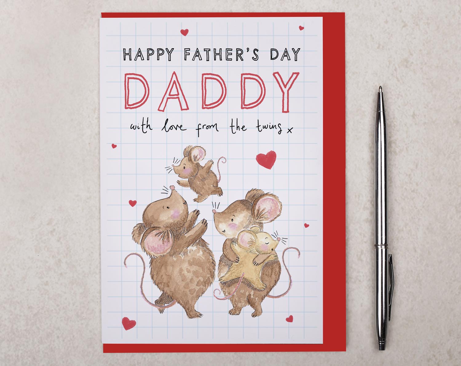 Father's Day Card From The Twins