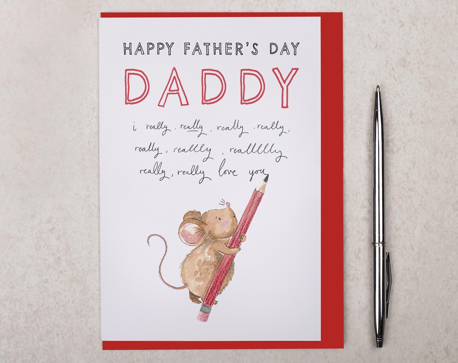 I Really, Really Love You Daddy Father's Day Card