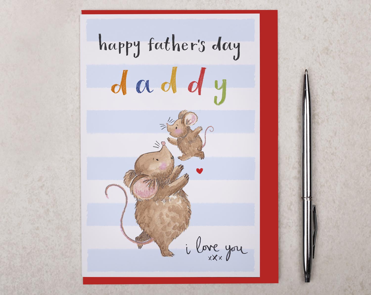 Mouse Father's Day Card For Daddy