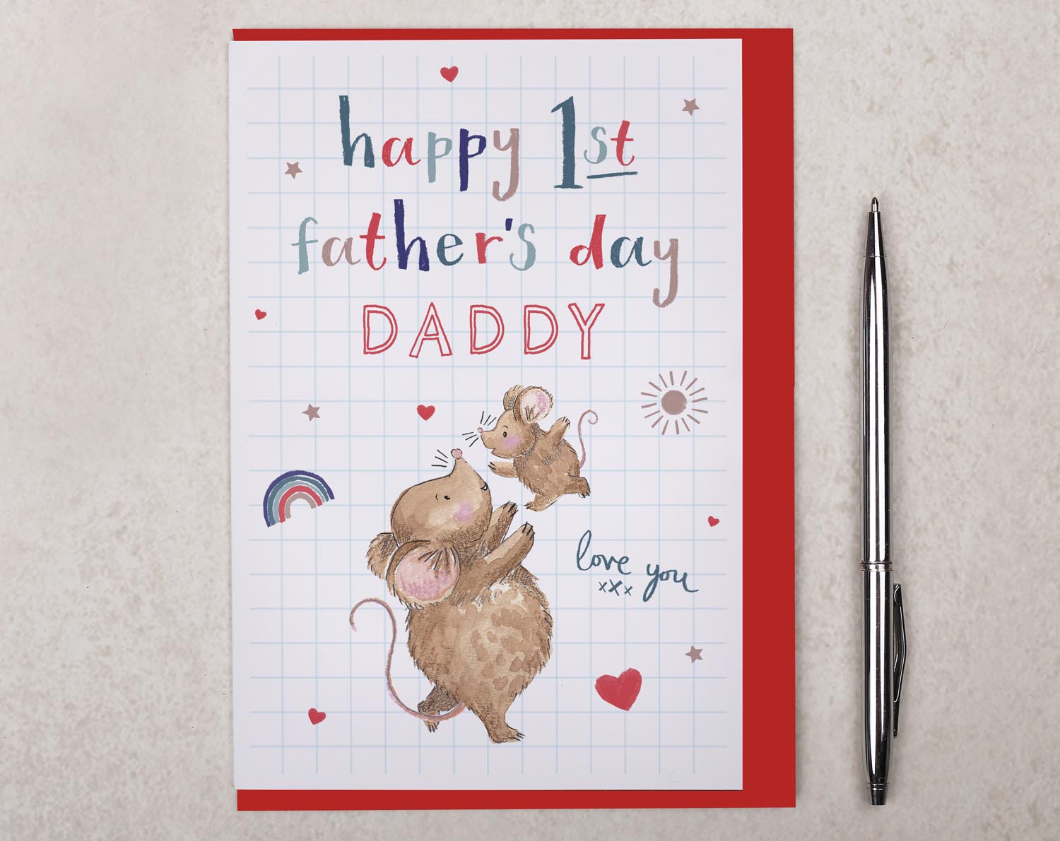 Happy 1st Father's Day Daddy Card