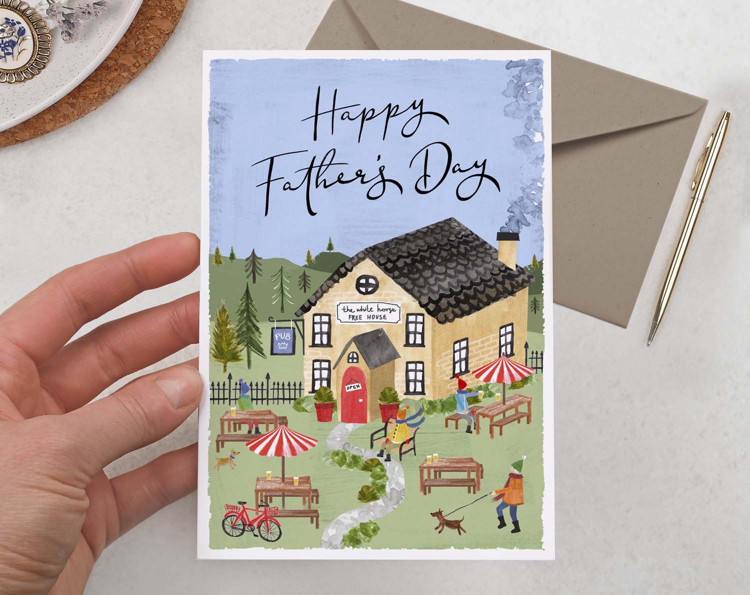 Country Pub Father's Day Card