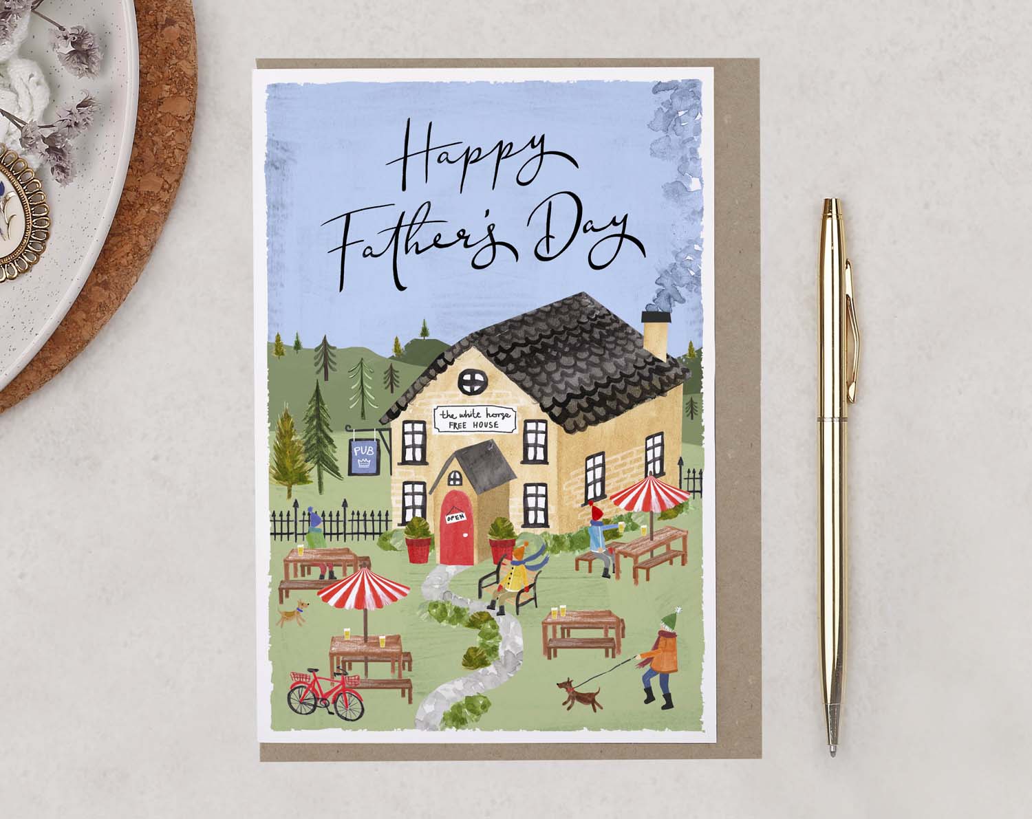 Country Pub Father's Day Card