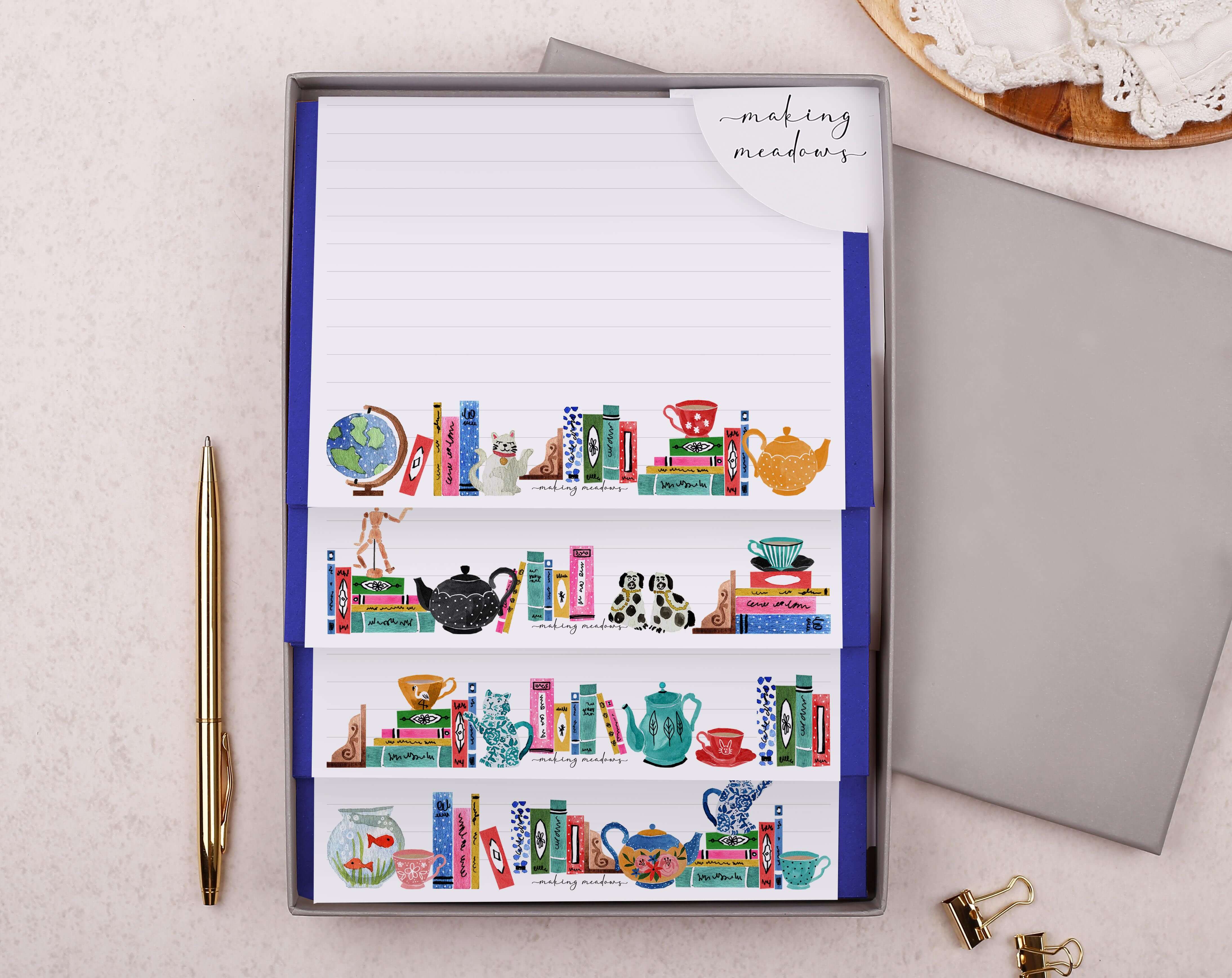 a5 letter writing gift box