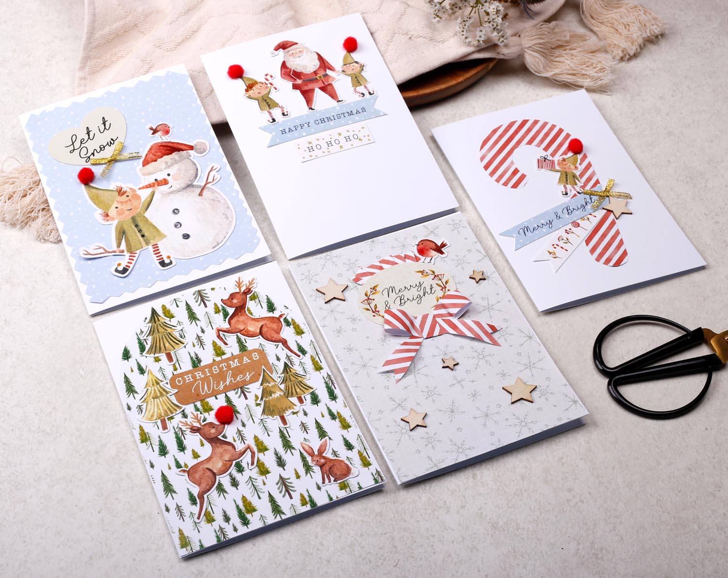 Christmas Make Your Own Greeting Card Kit