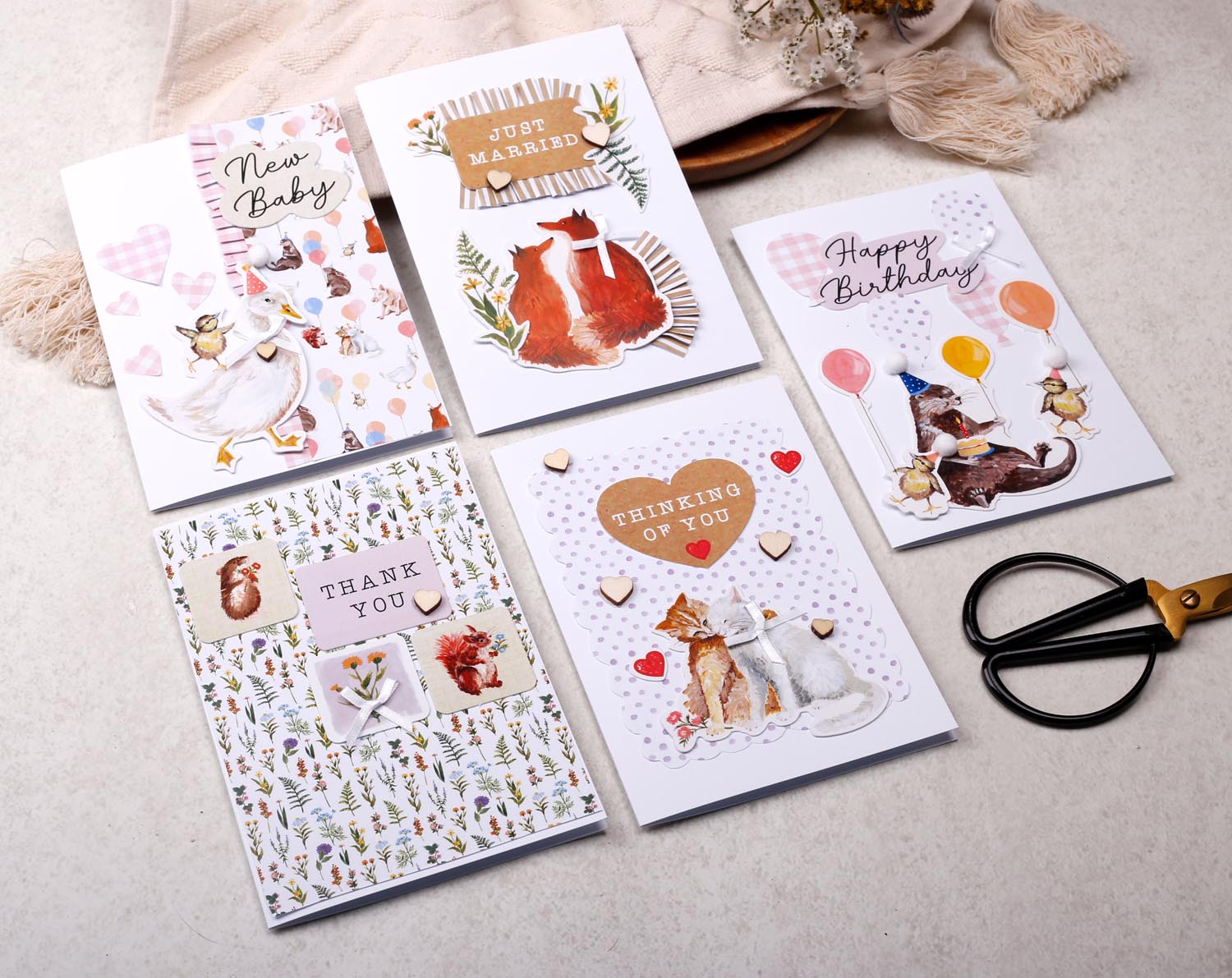 Animal Make Your Own Greeting Card Kit