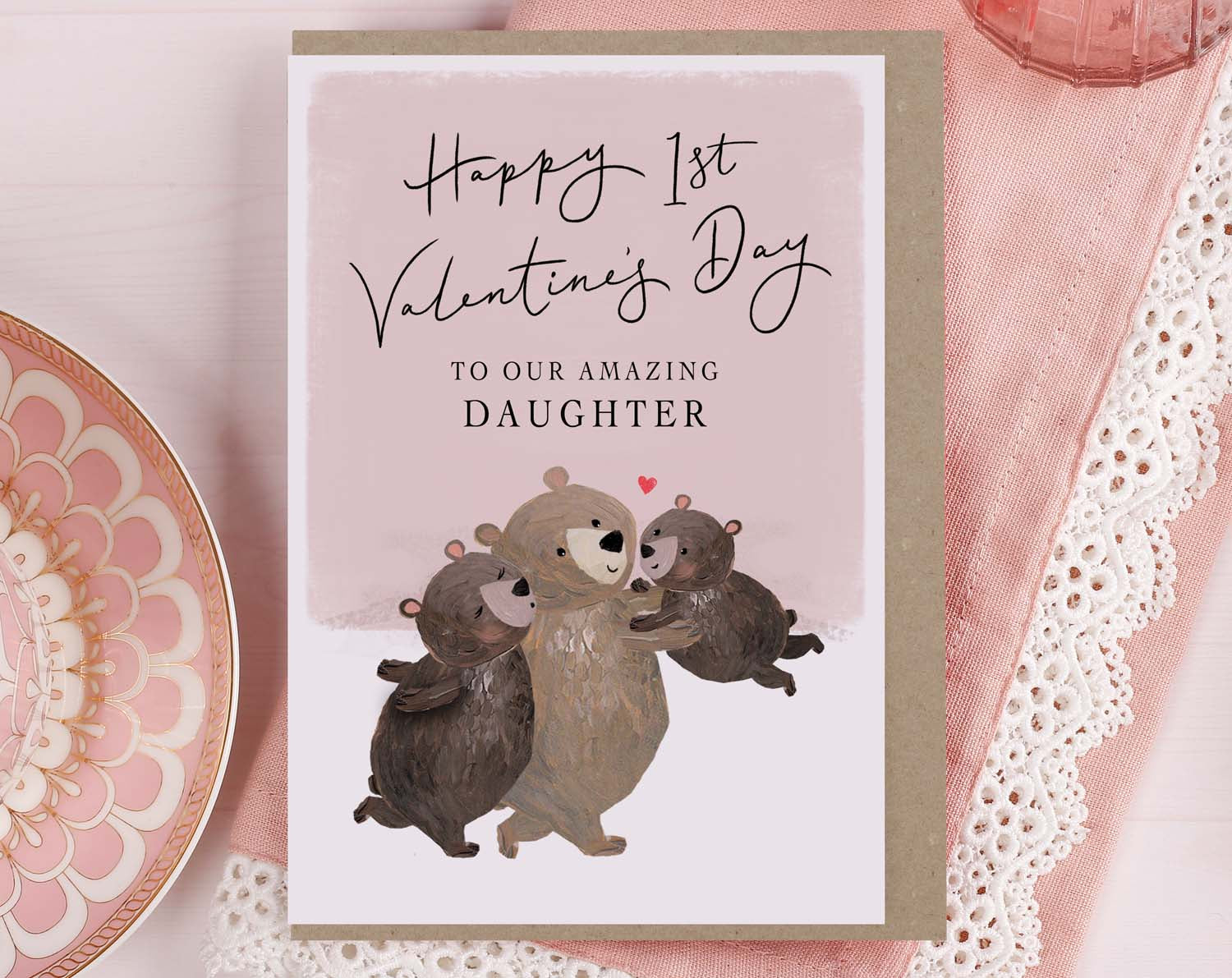 1st Valentine Card For Daughter
