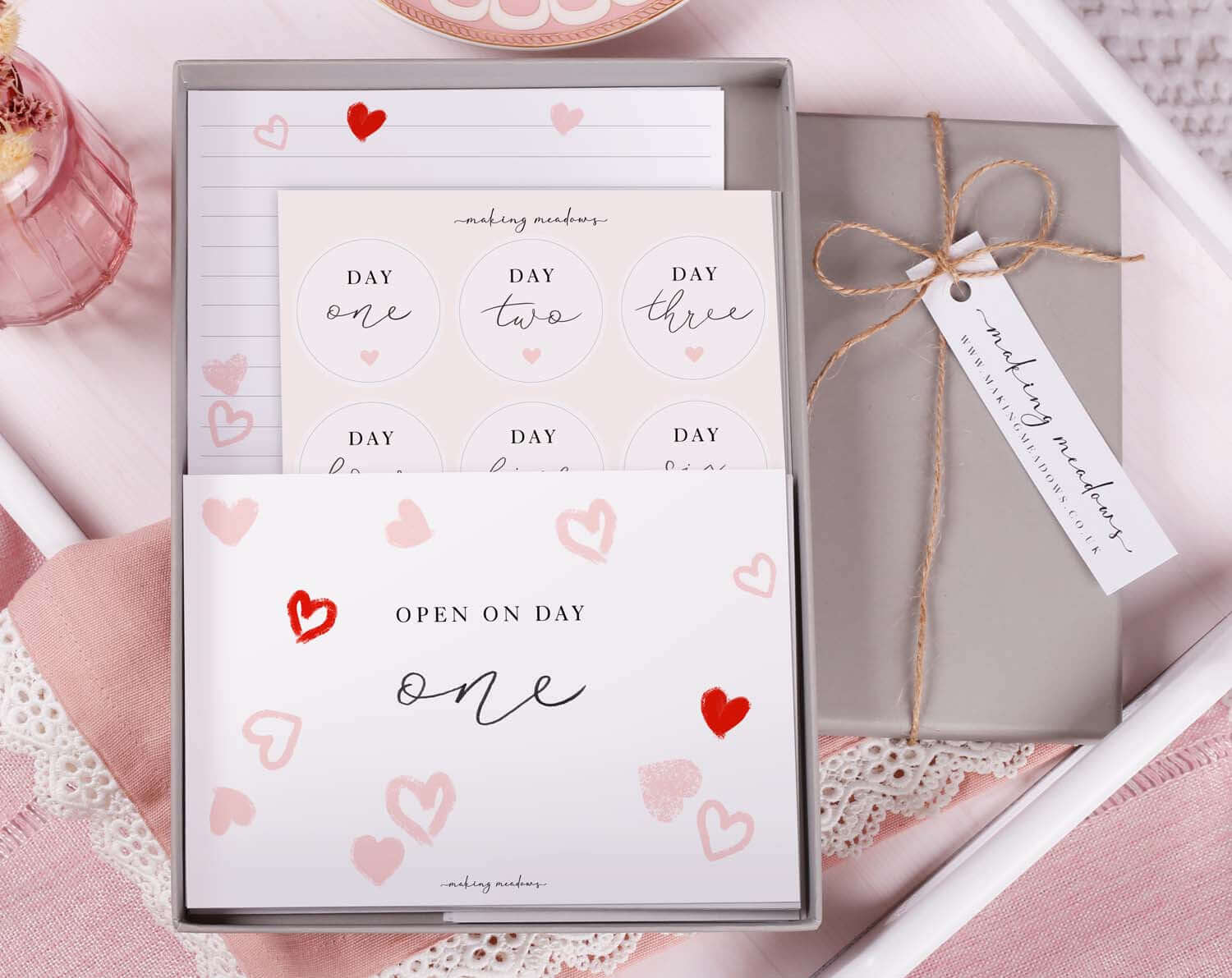 Heart Open When Envelopes. Stationery designed by Making Meadows