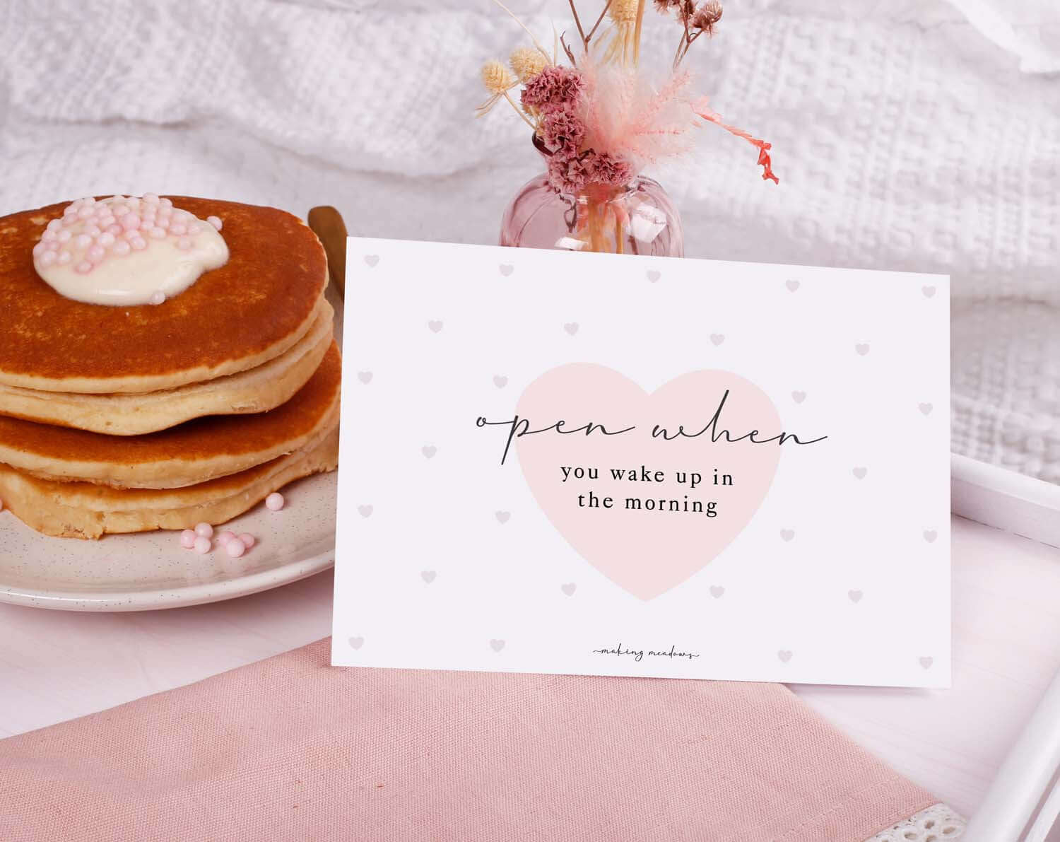 Heart Wedding Open When Envelopes. Stationery designed by Making Meadows