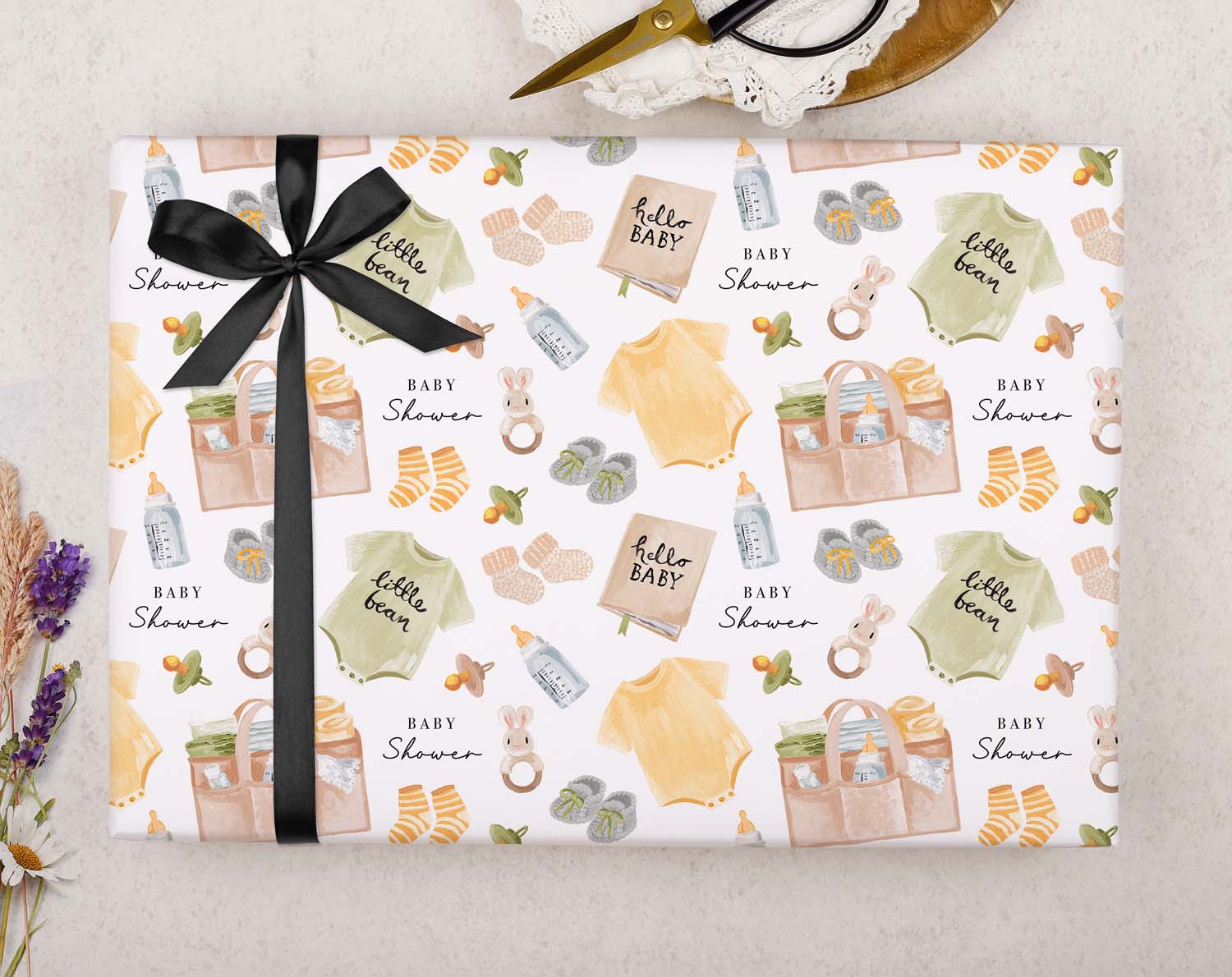 Baby Shower Wrapping Paper