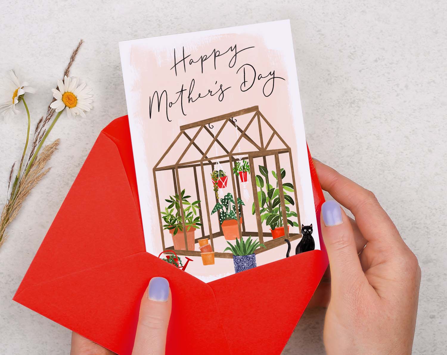 Green House Mother's Day Card