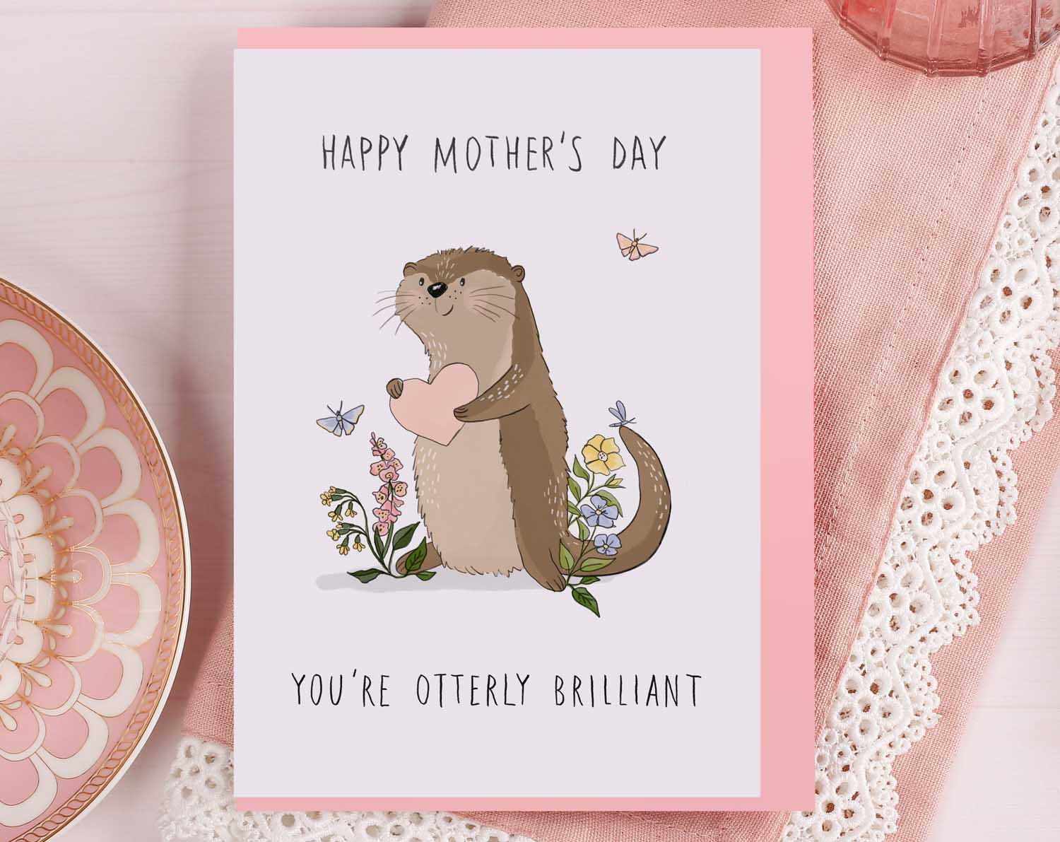 Otter Mother's Day Card