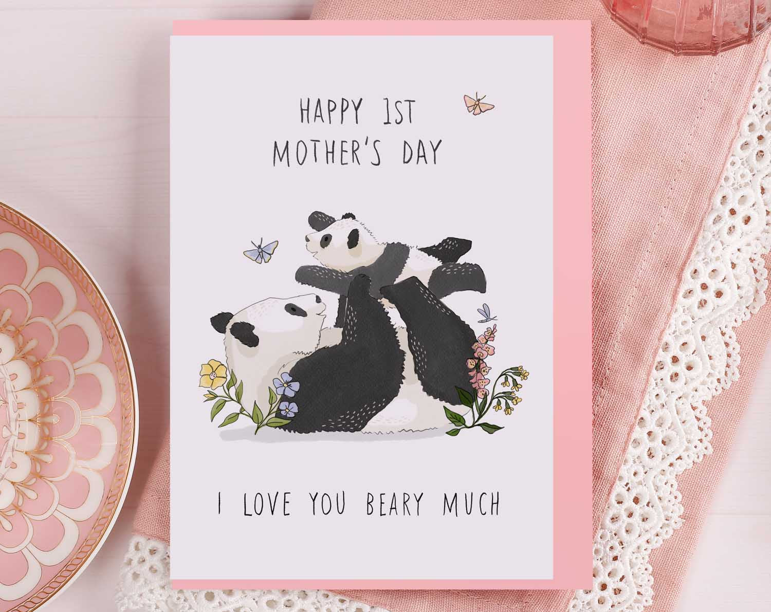 Panda 1st Mother's Day Card