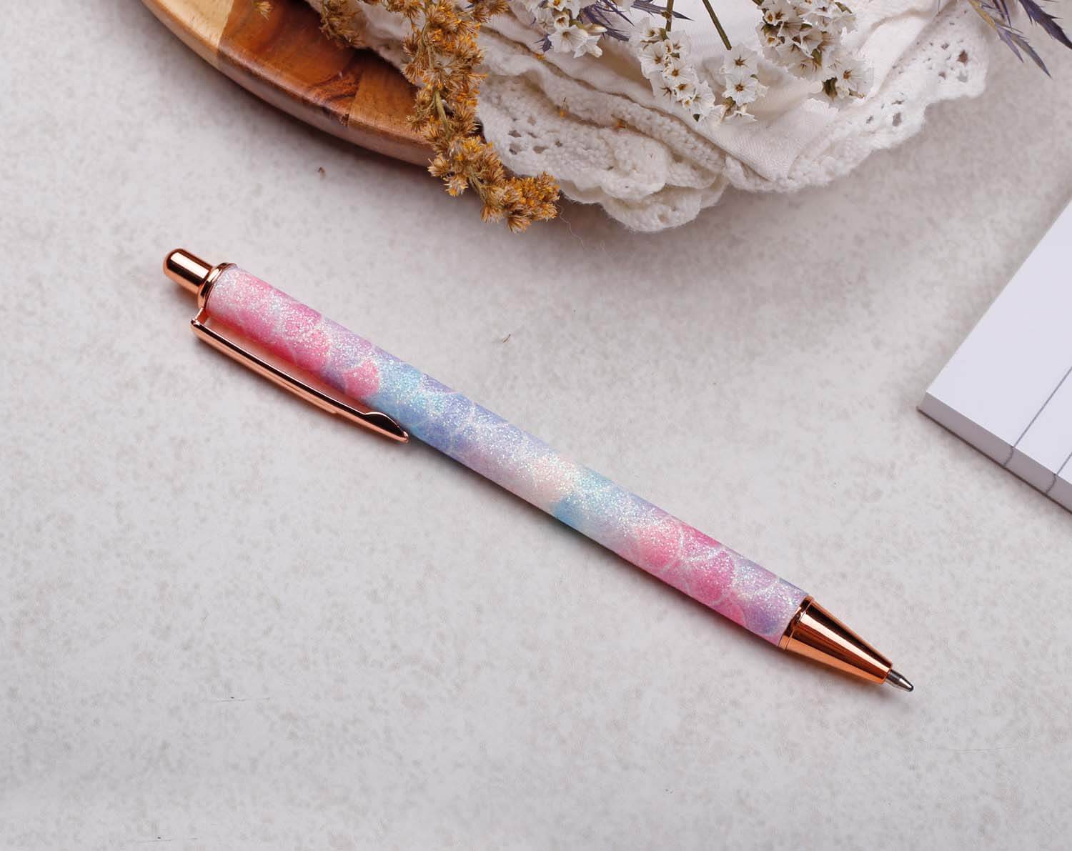 Multicoloured Mermaid Ballpoint Pen. Pens designed by Making Meadows