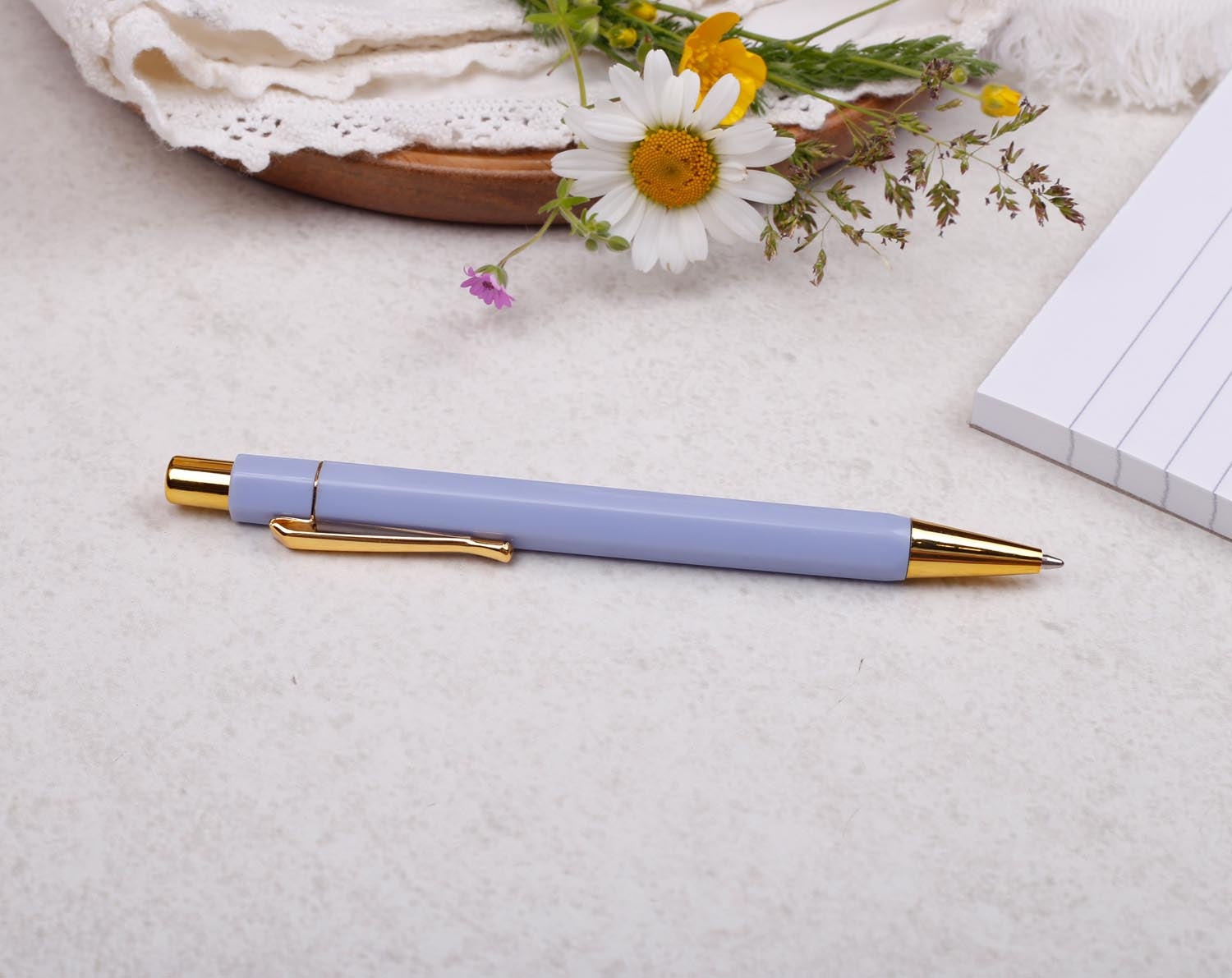 Lilac & Gold Ballpoint Pen