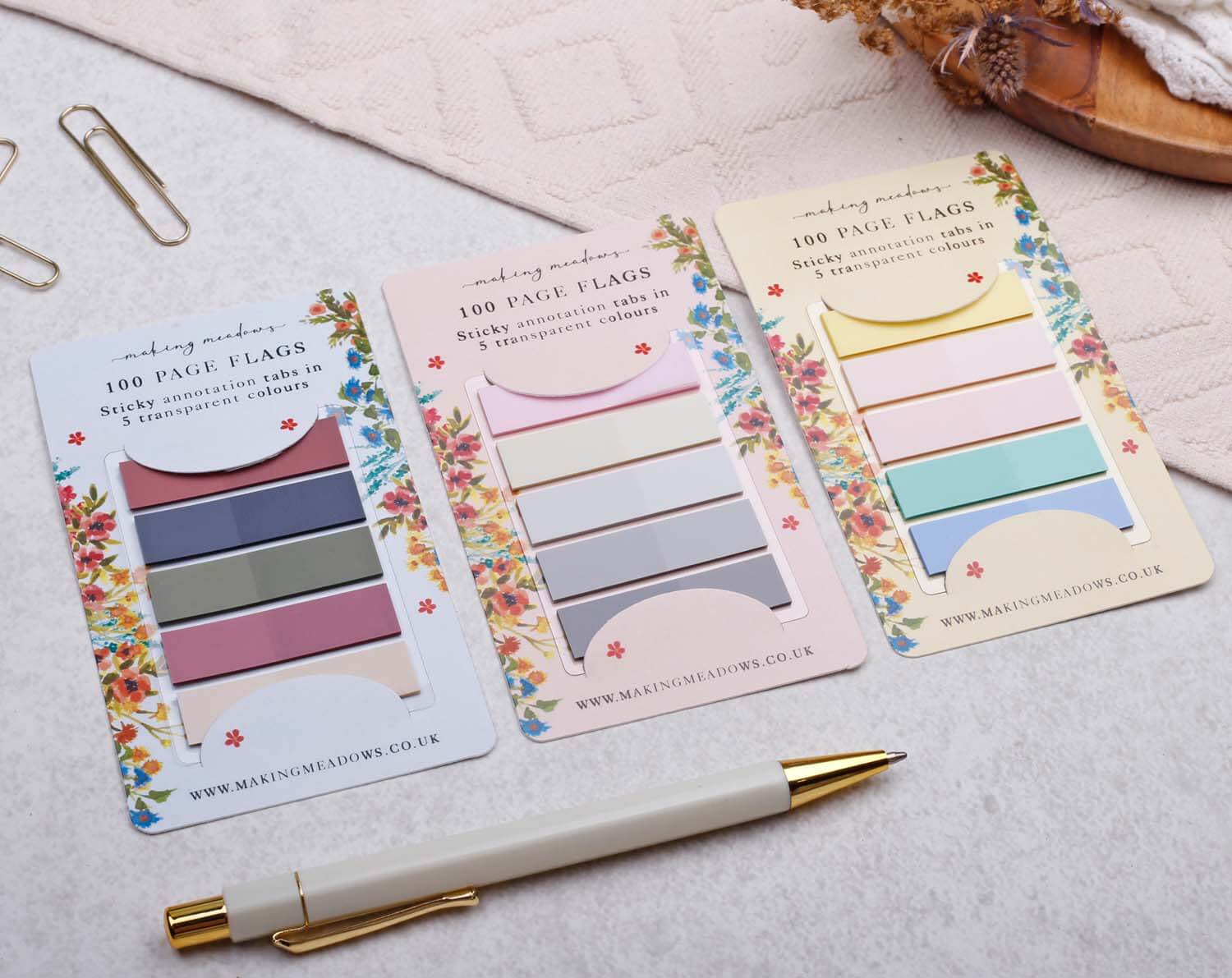 Pack Of Annotation Book Page Flags