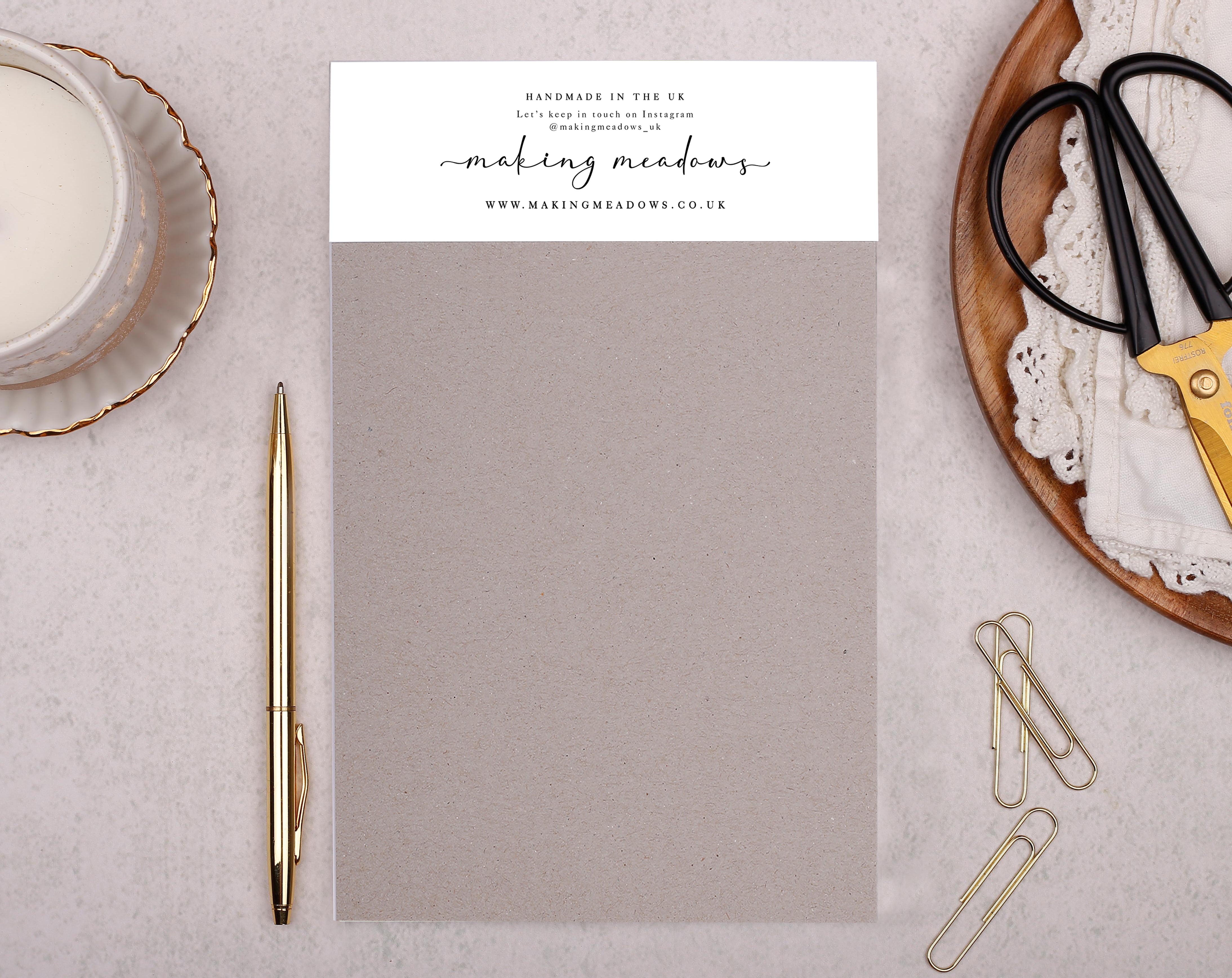 Personalised Botanical Fern Notebook. Notebooks & Notepads designed by Making Meadows
