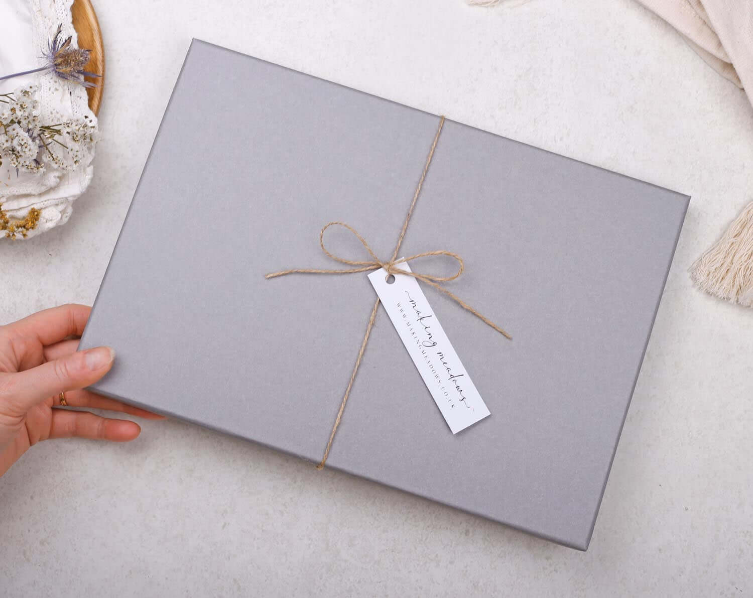 Personalised Botanics Stationery Box. Notebooks & Notepads designed by Making Meadows