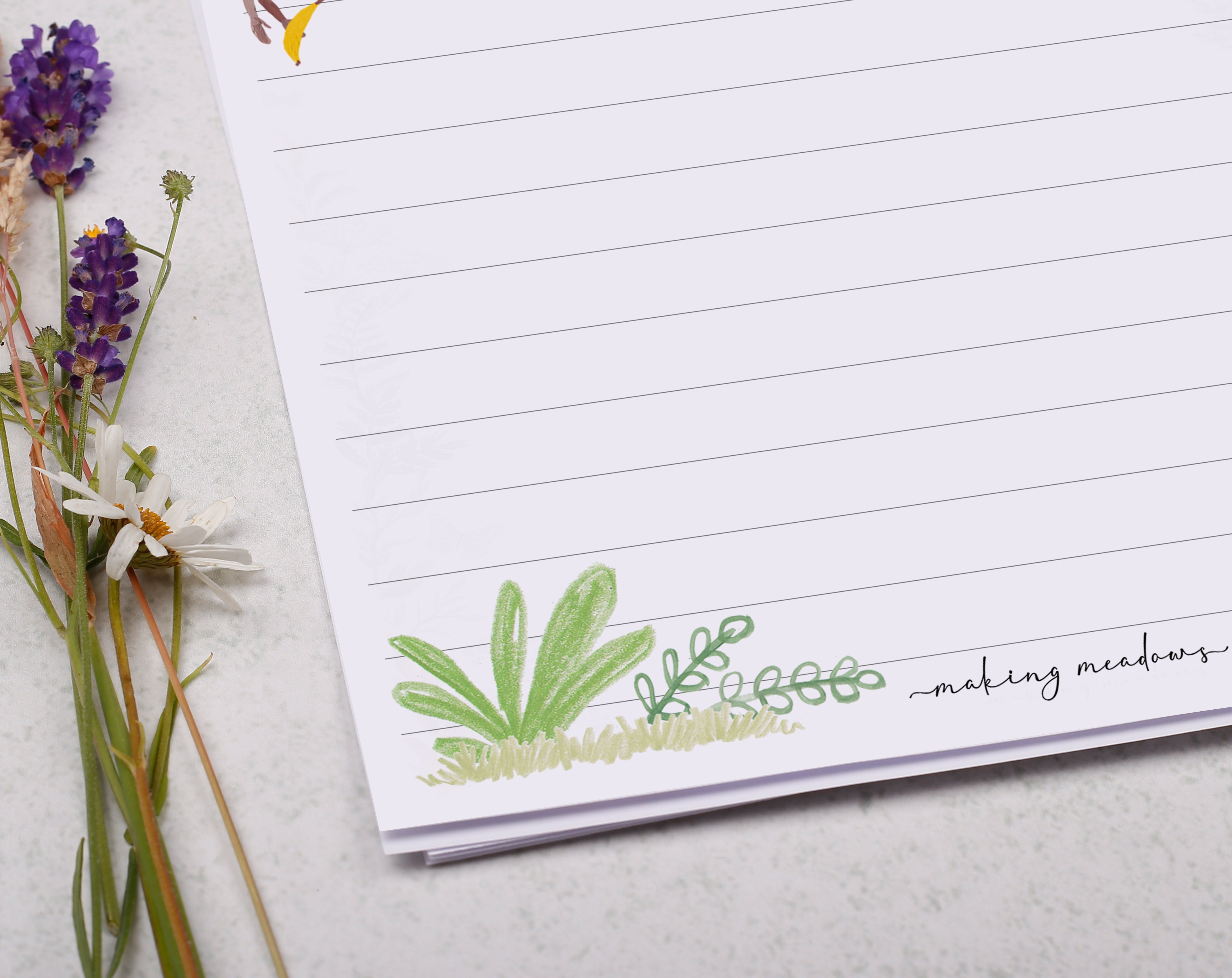 Premium personalised A5 letter writing paper set for children with a Monkey Jungle Animal design. The perfect gift box writing paper set, making a lovely keepsake gift. 