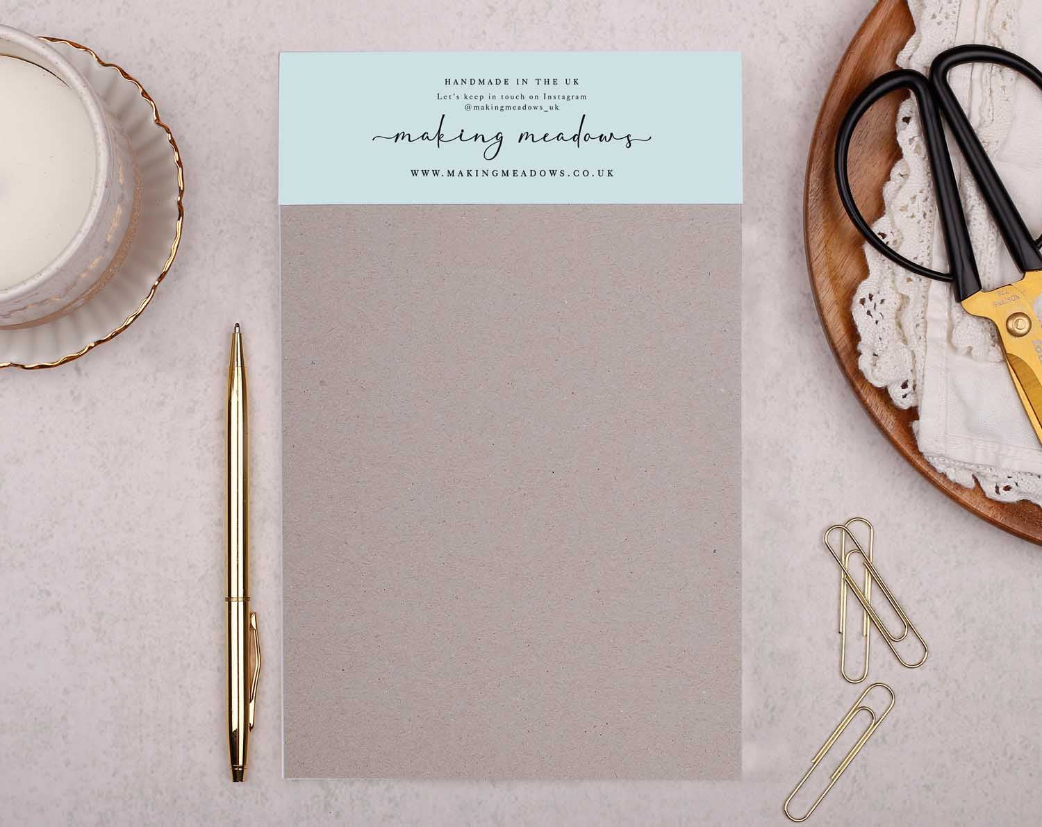 Personalised Otter Notebook. Notebooks & Notepads designed by Making Meadows