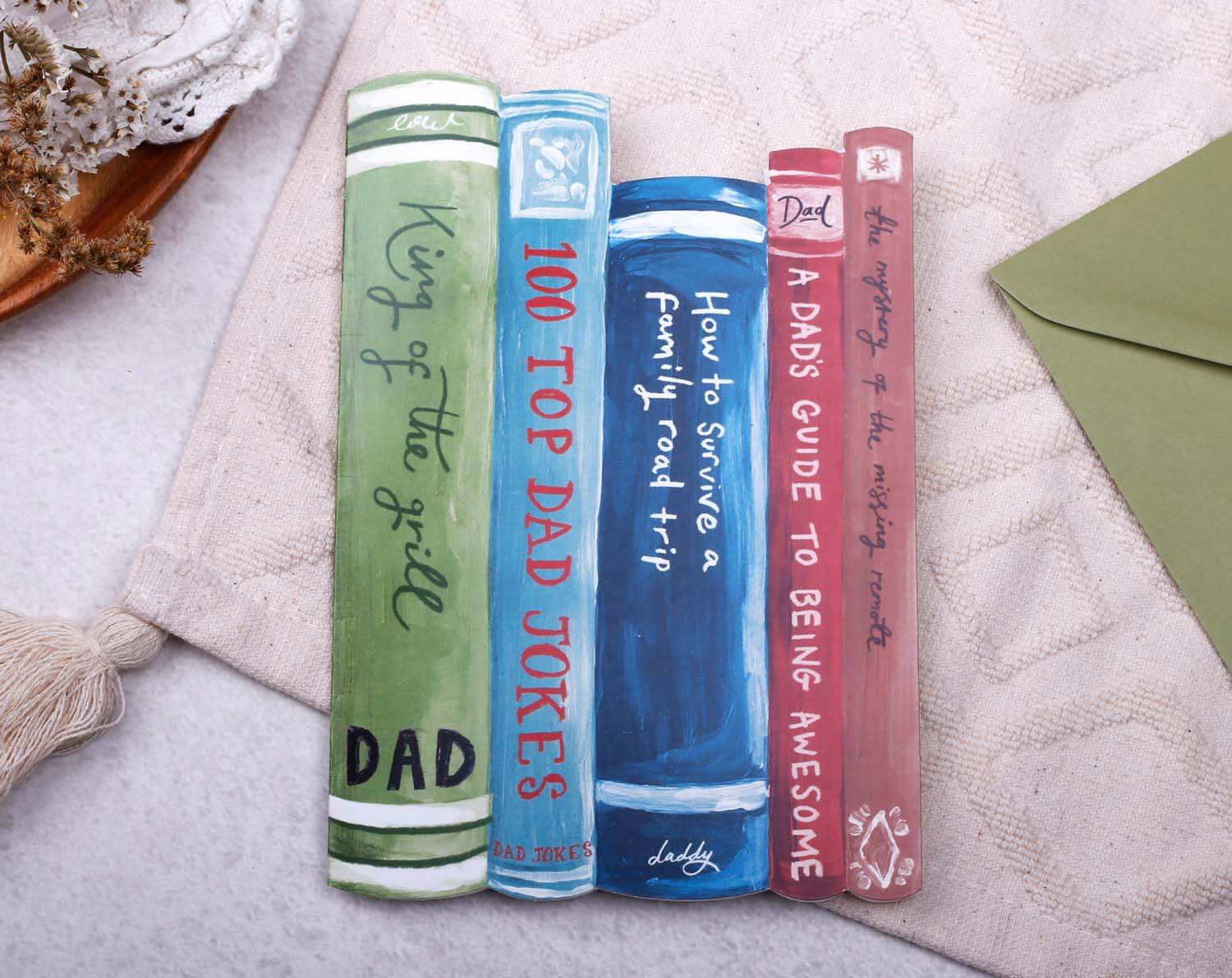 Reading Book Father's Day Card