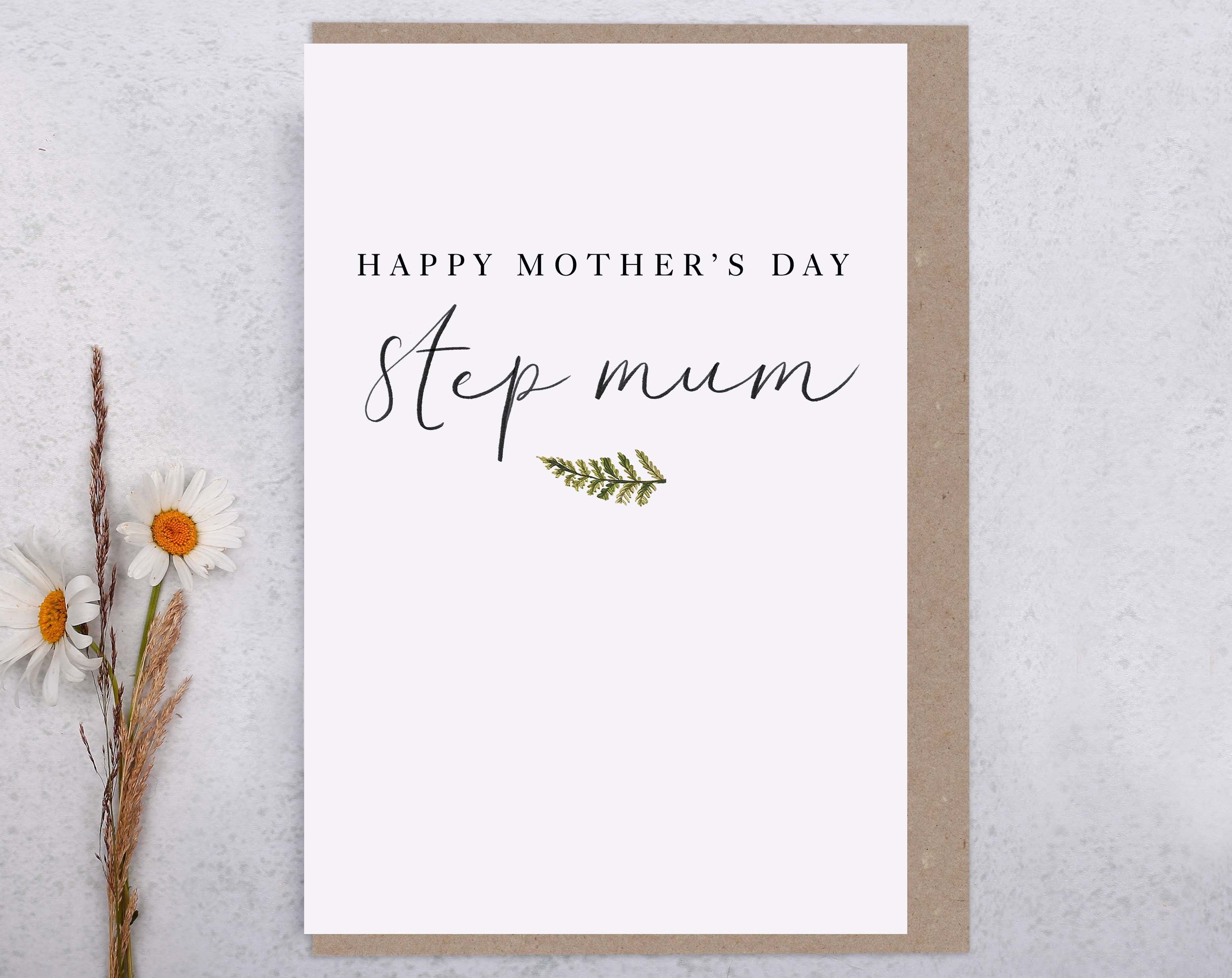 Step Mum Mother's Day Card