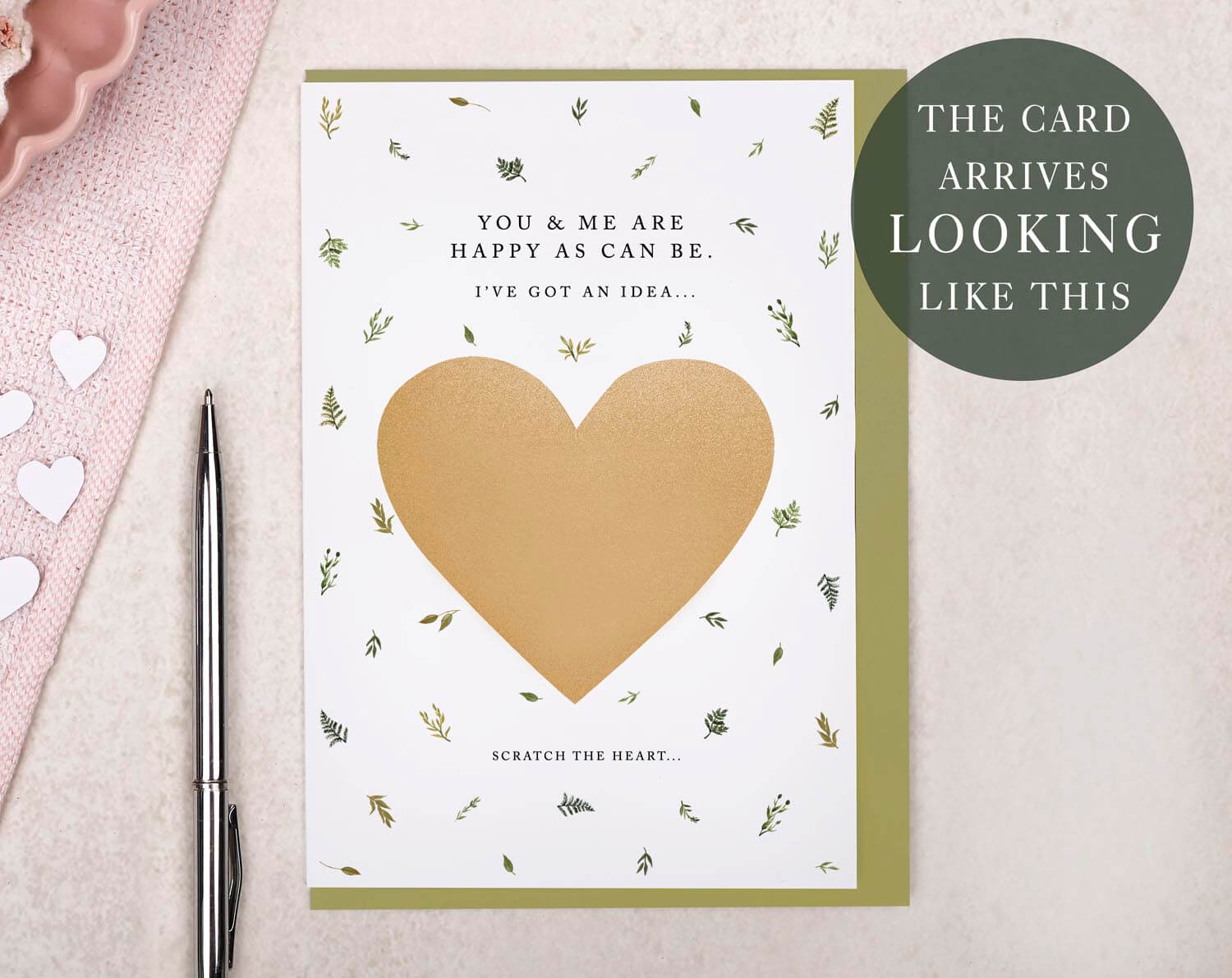 Will You Move In With Me Scratch To Reveal Greeting Card. Greeting & Note Cards designed by Making Meadows