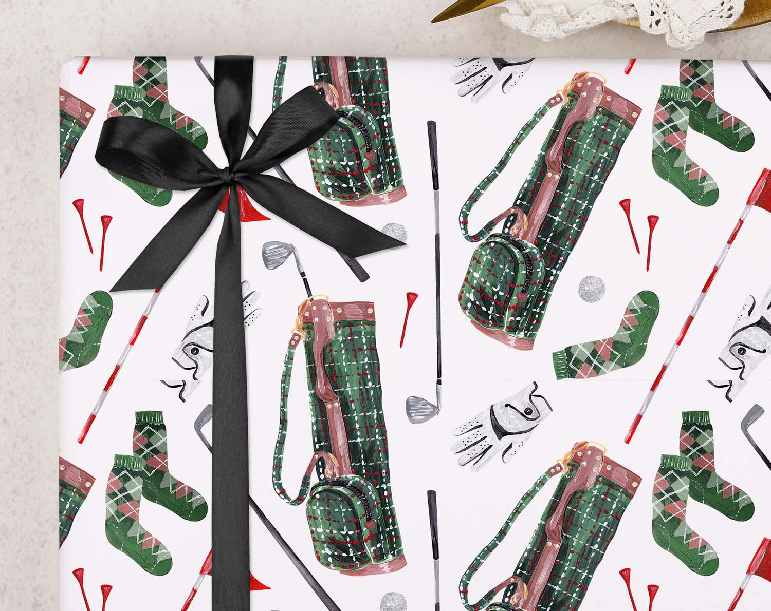 Golf Wrapping Paper