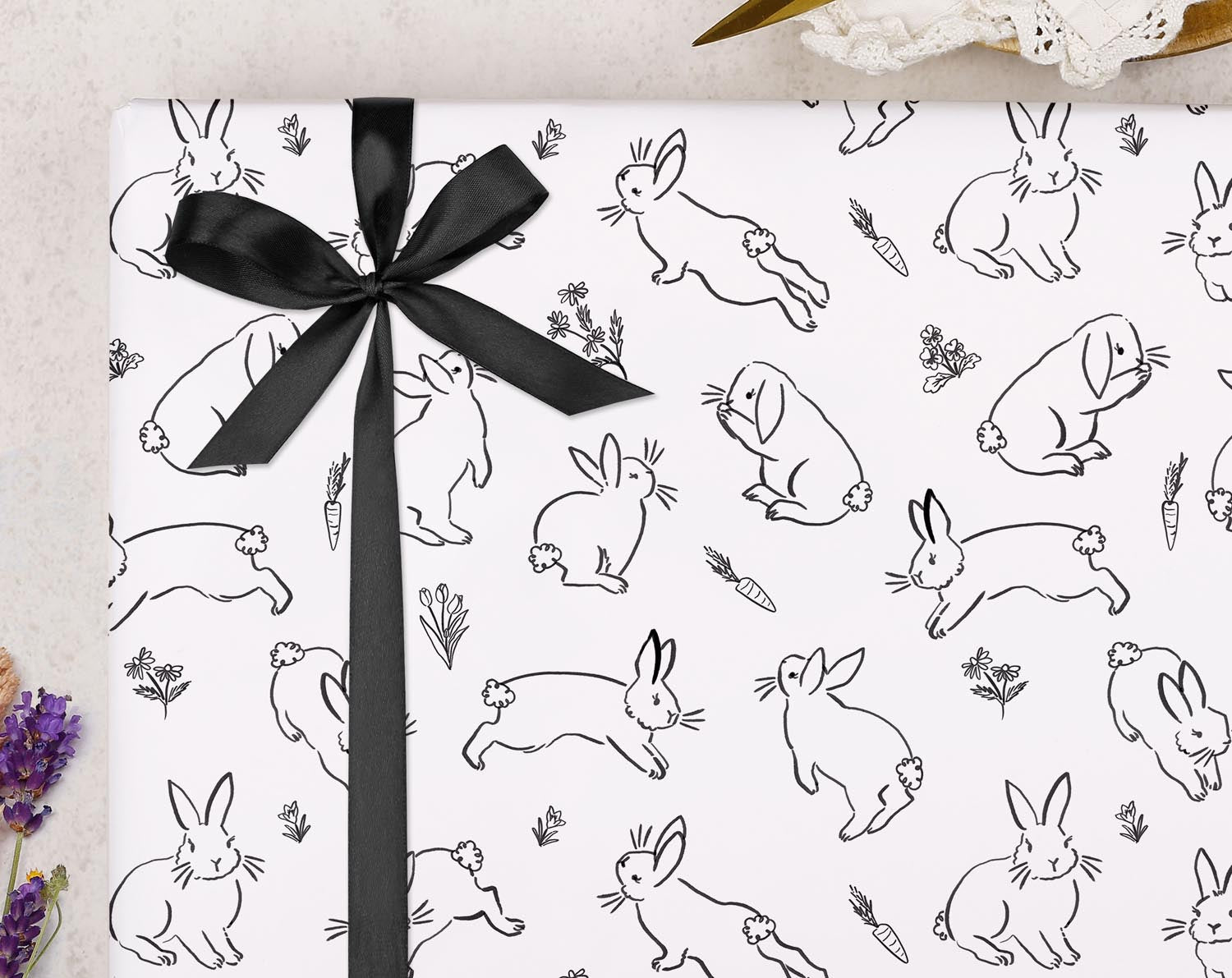 Easter Bunny Wrapping Paper