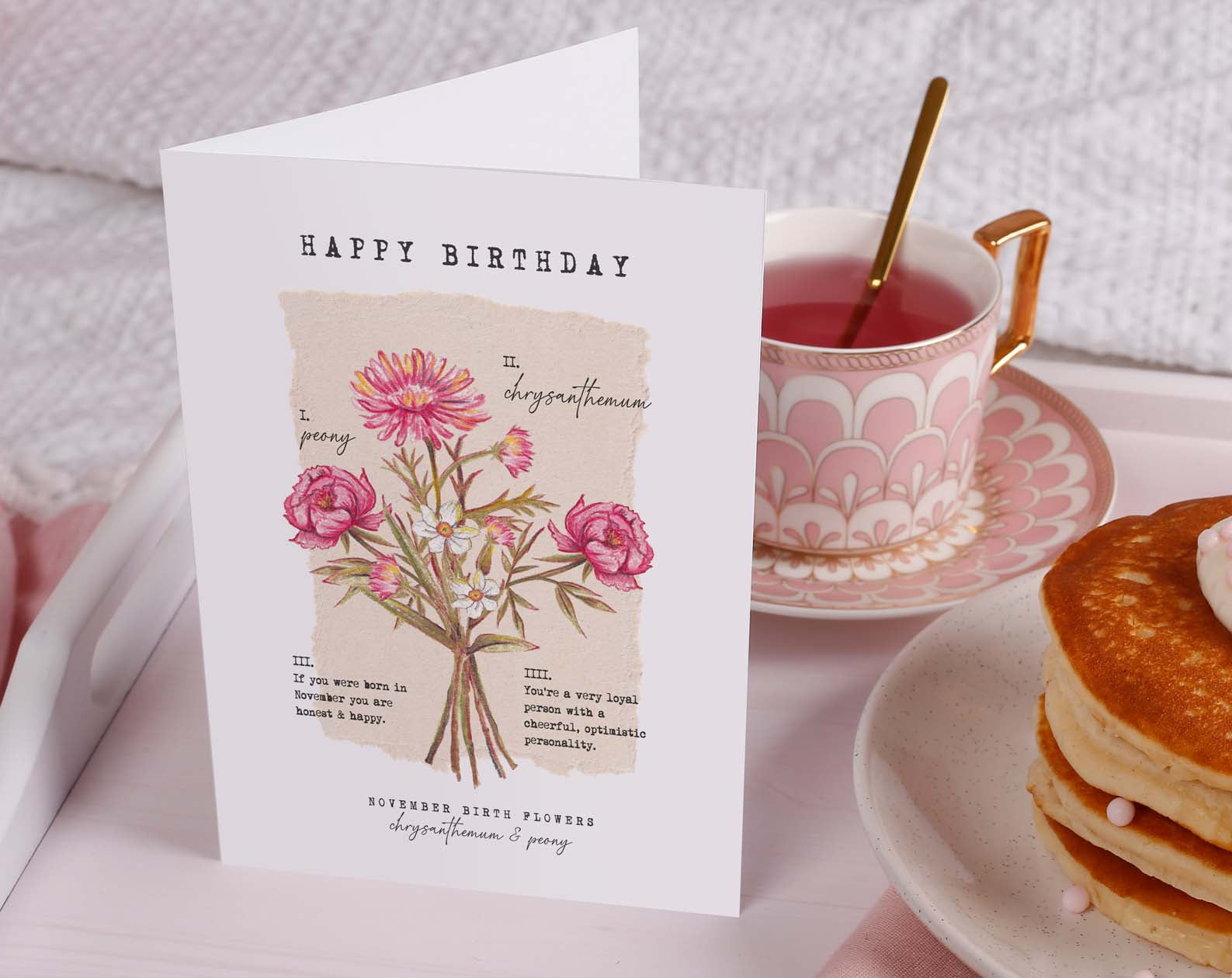 Birth Month November Birthday Card