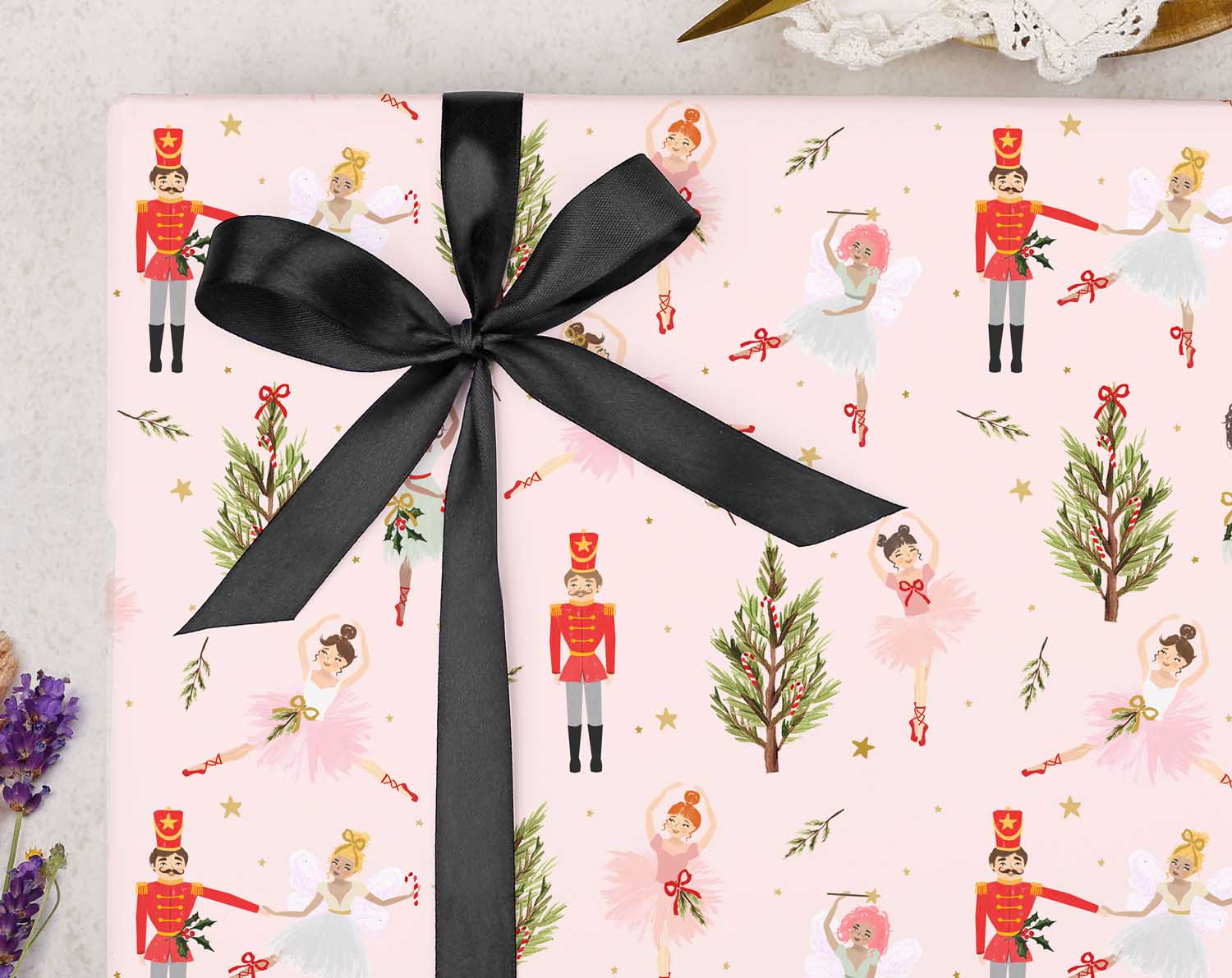 Nutcracker Christmas Wrapping Paper