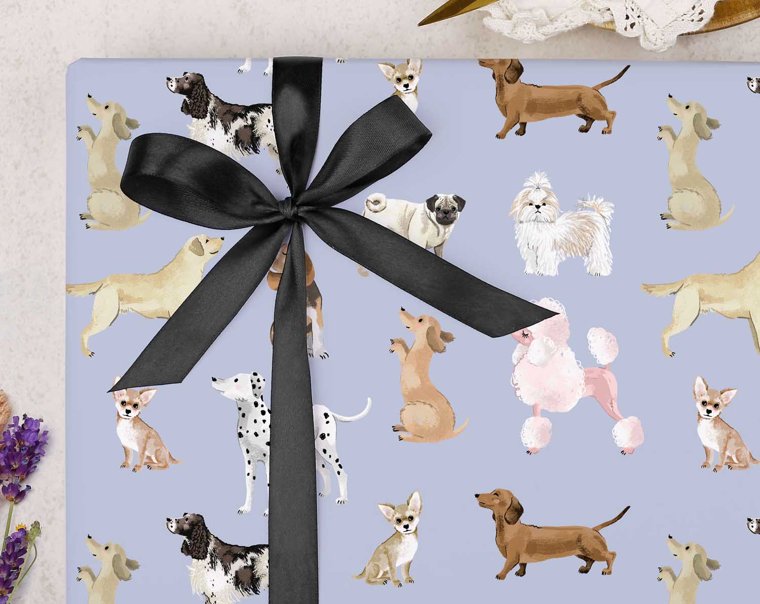 Dog Wrapping Paper for Him