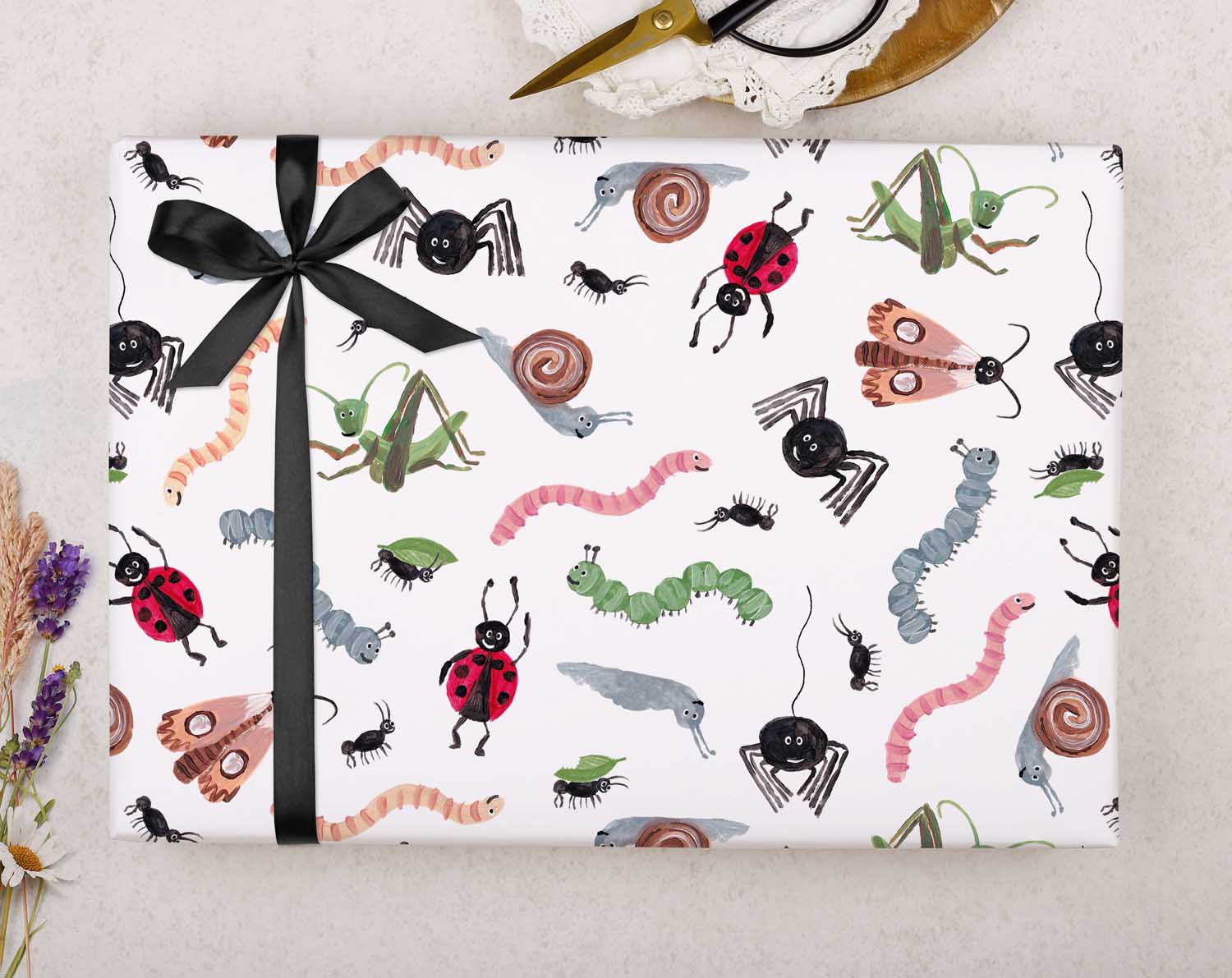 Bug & Insect Wrapping Paper